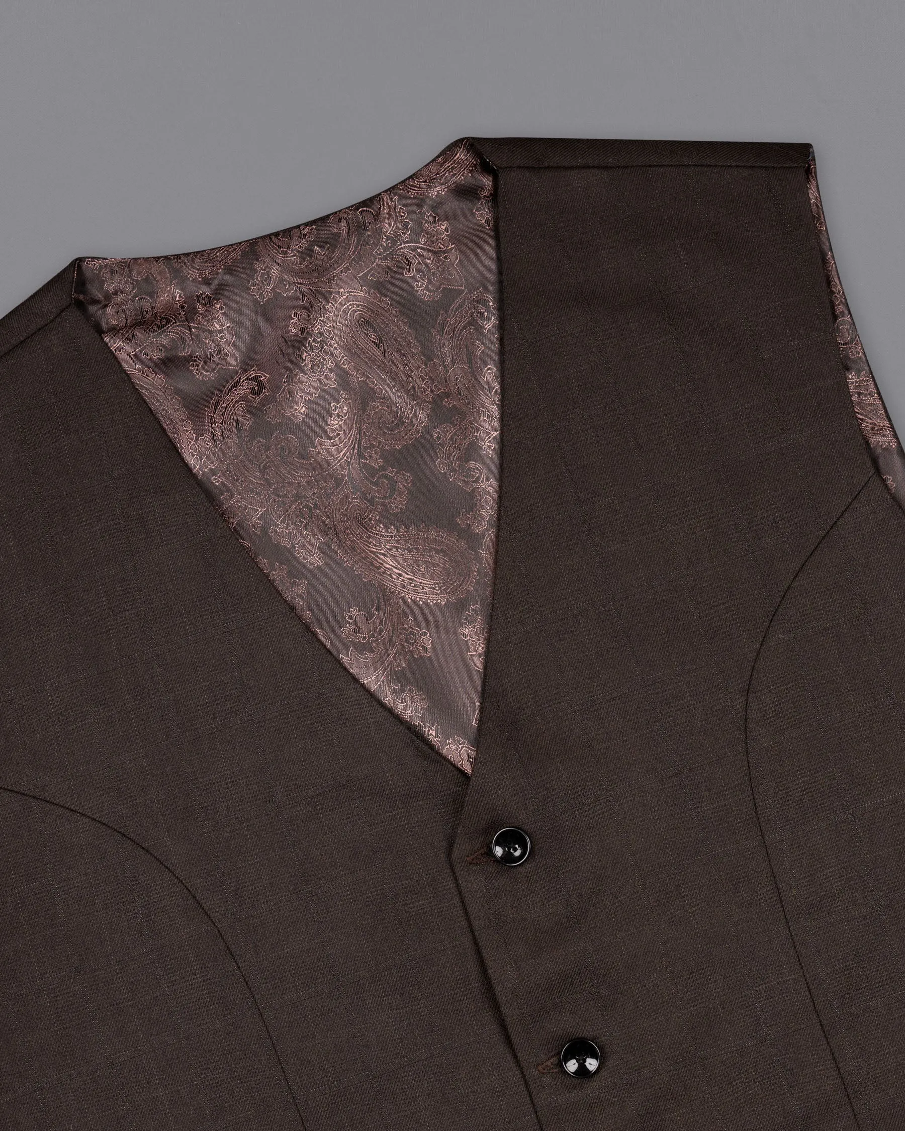 Rebel Brown subtle Woolrich Waistcoat sold by French Crown product image thumbnail 4