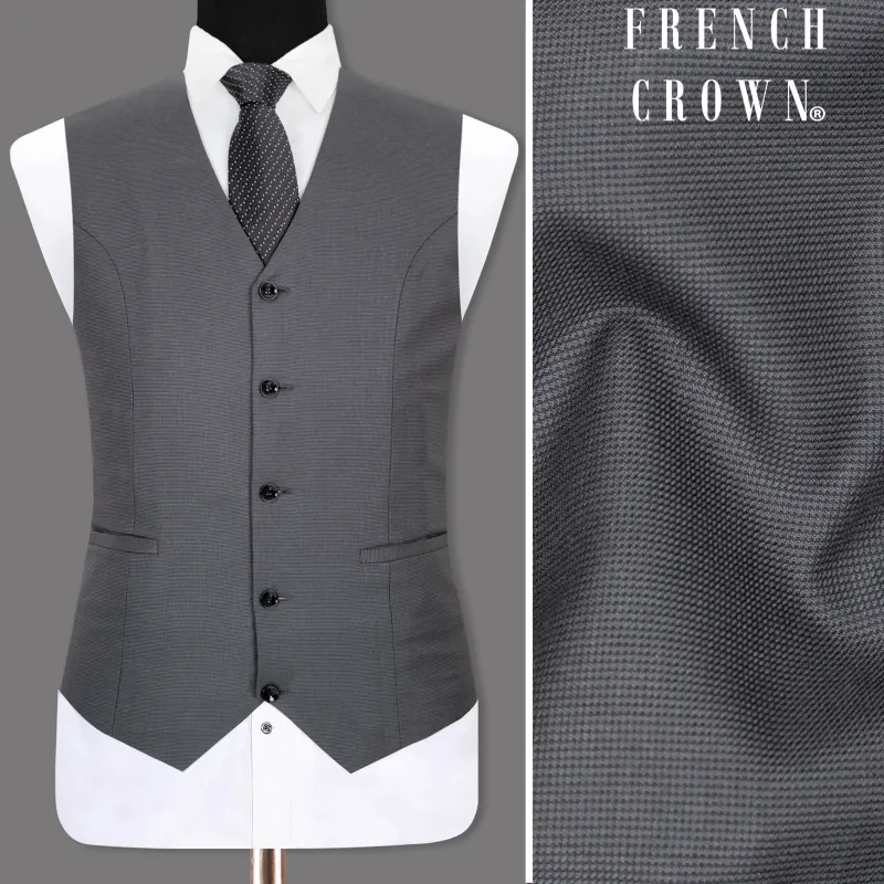 Gun Powder Grey Woolrich Waistcoat sold by French Crown