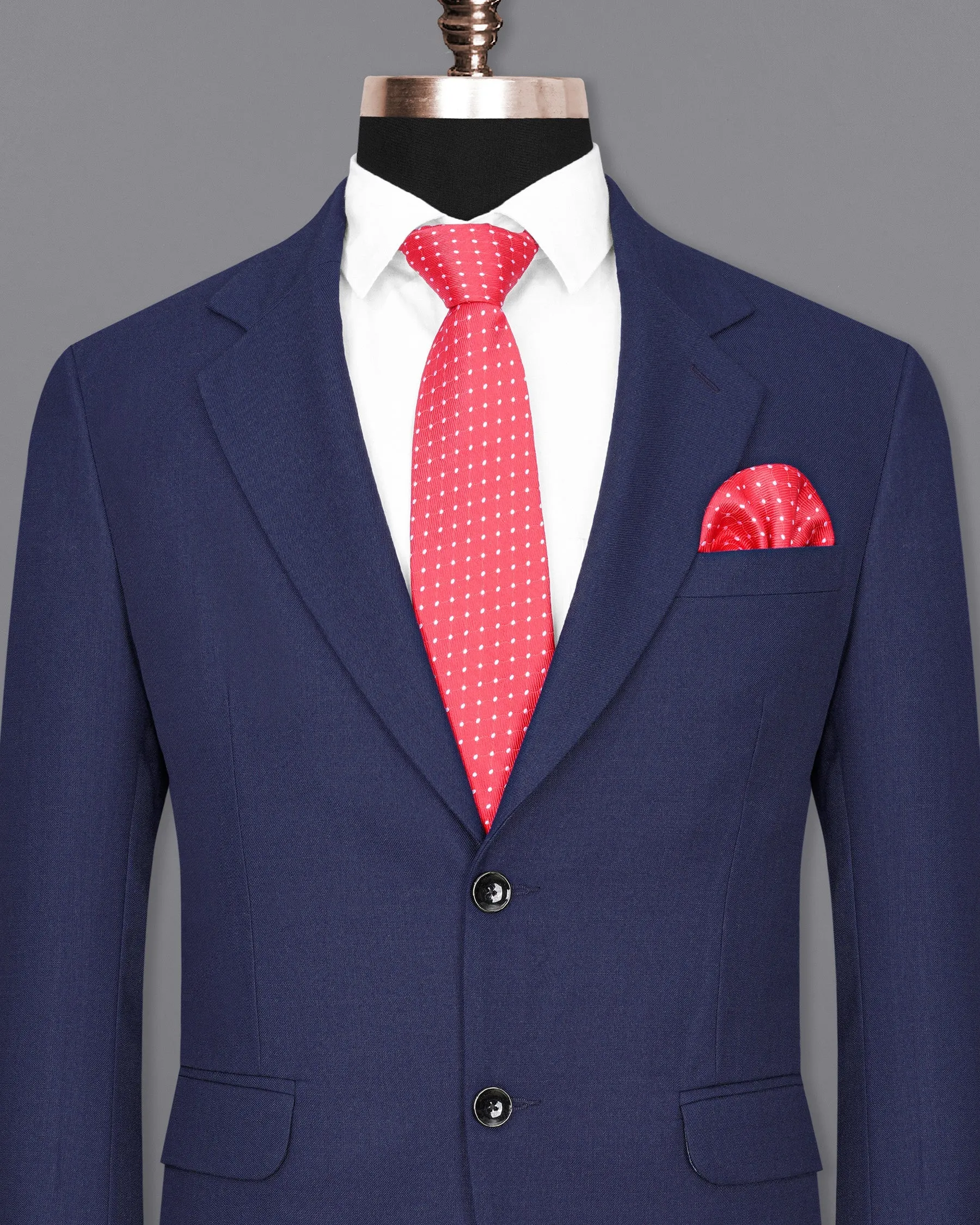 Rhino Blue Single Breasted Blazer sold by French Crown product image thumbnail 2