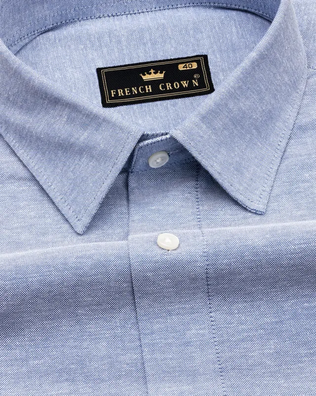 Casper Blue Royal Oxford Shirt sold by French Crown