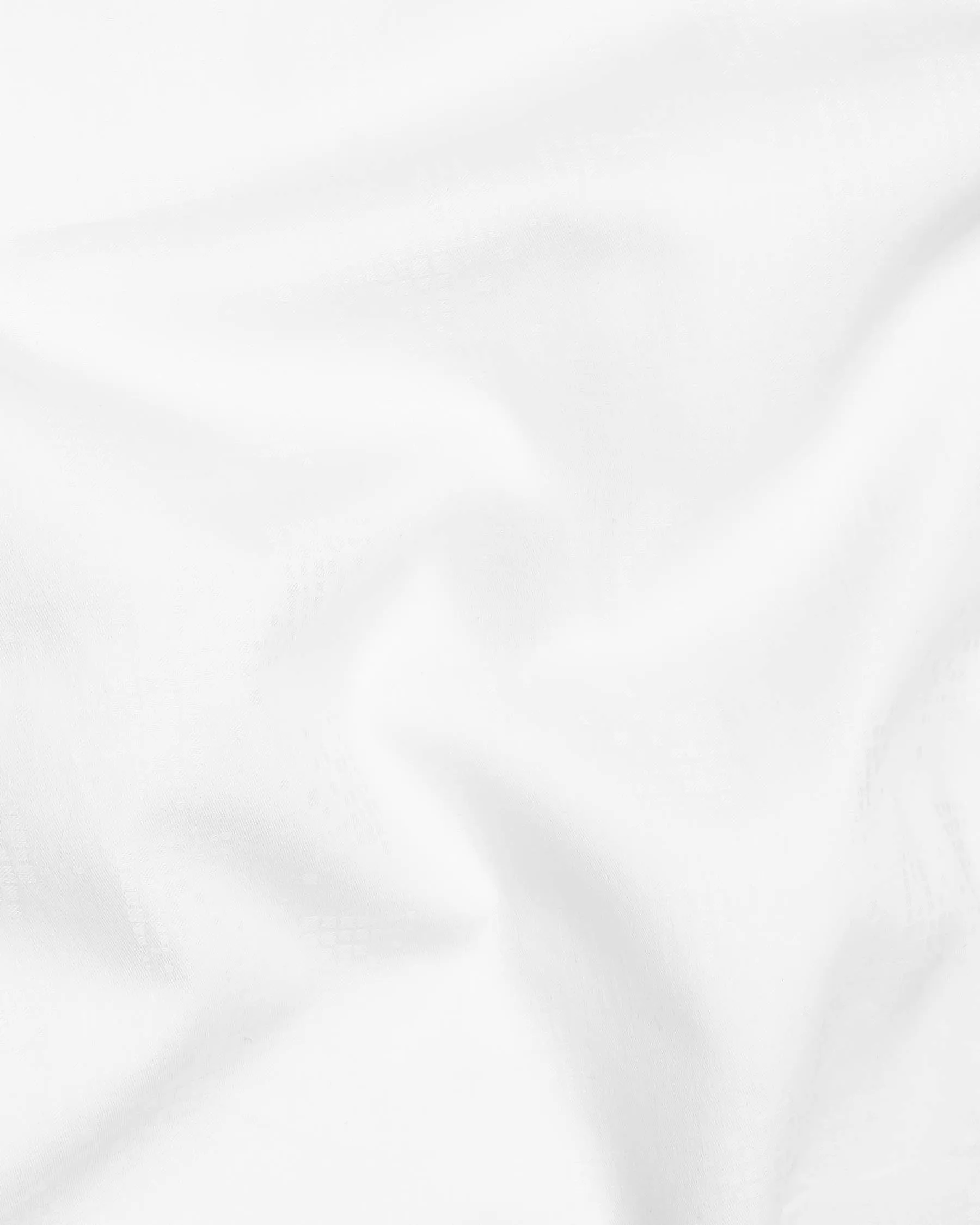 Bright White Jacquard Textured Premium Giza Cotton Shirt sold by French Crown product image thumbnail 2