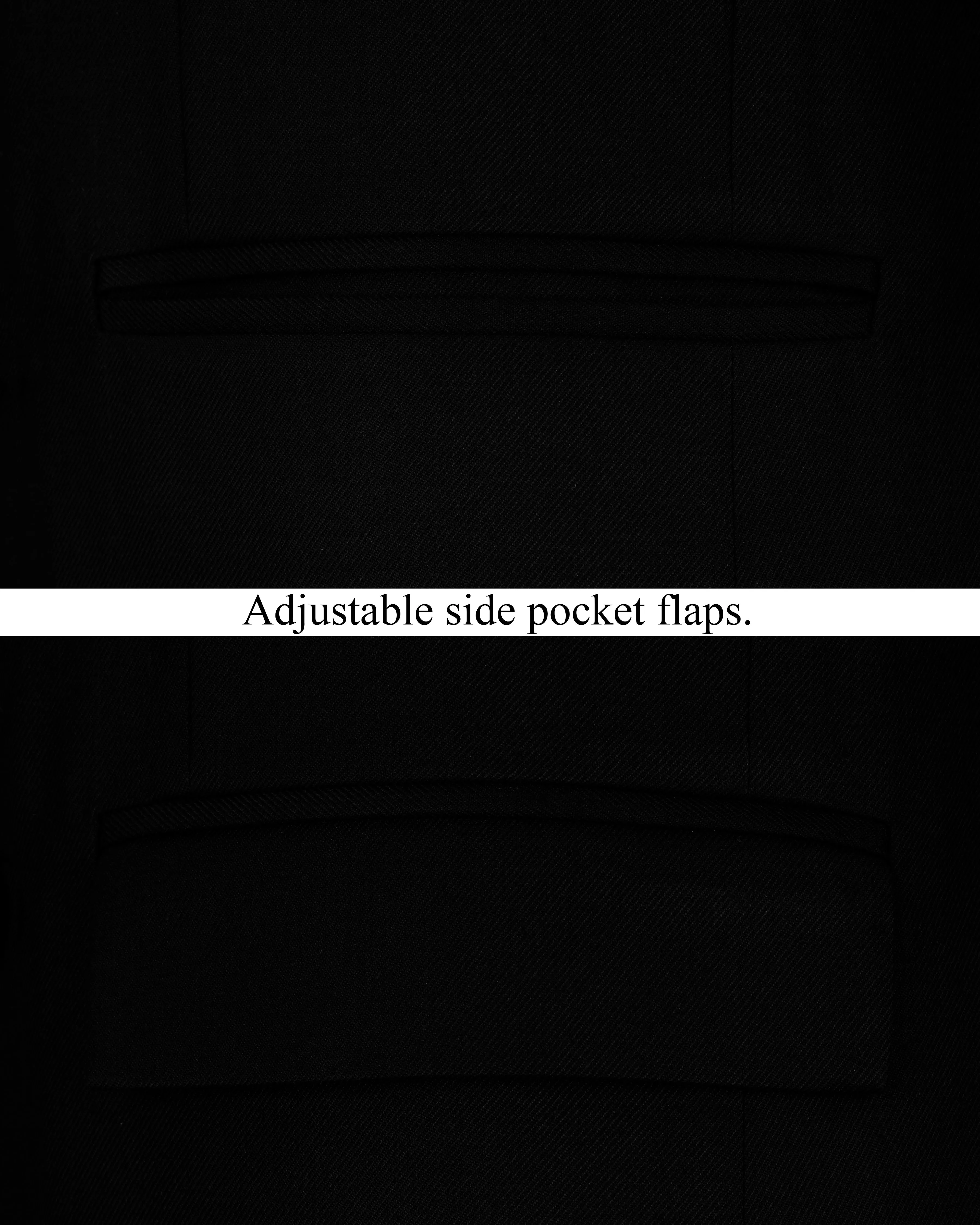 Jade Black Double Breasted Blazer sold by French Crown product image thumbnail 5