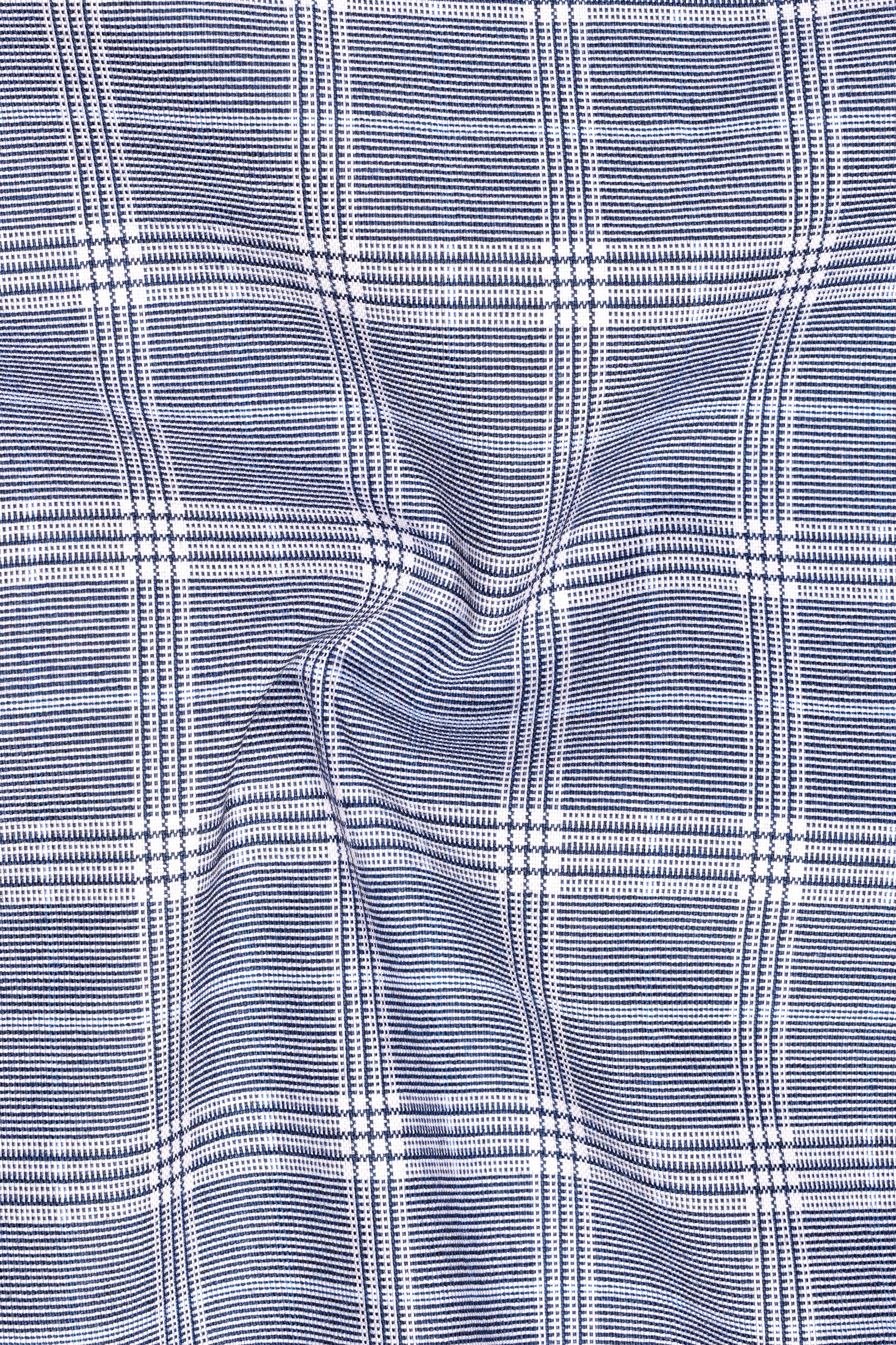 Monsoon Steel Gray Plaid Waistcoat sold by French Crown product image thumbnail 3