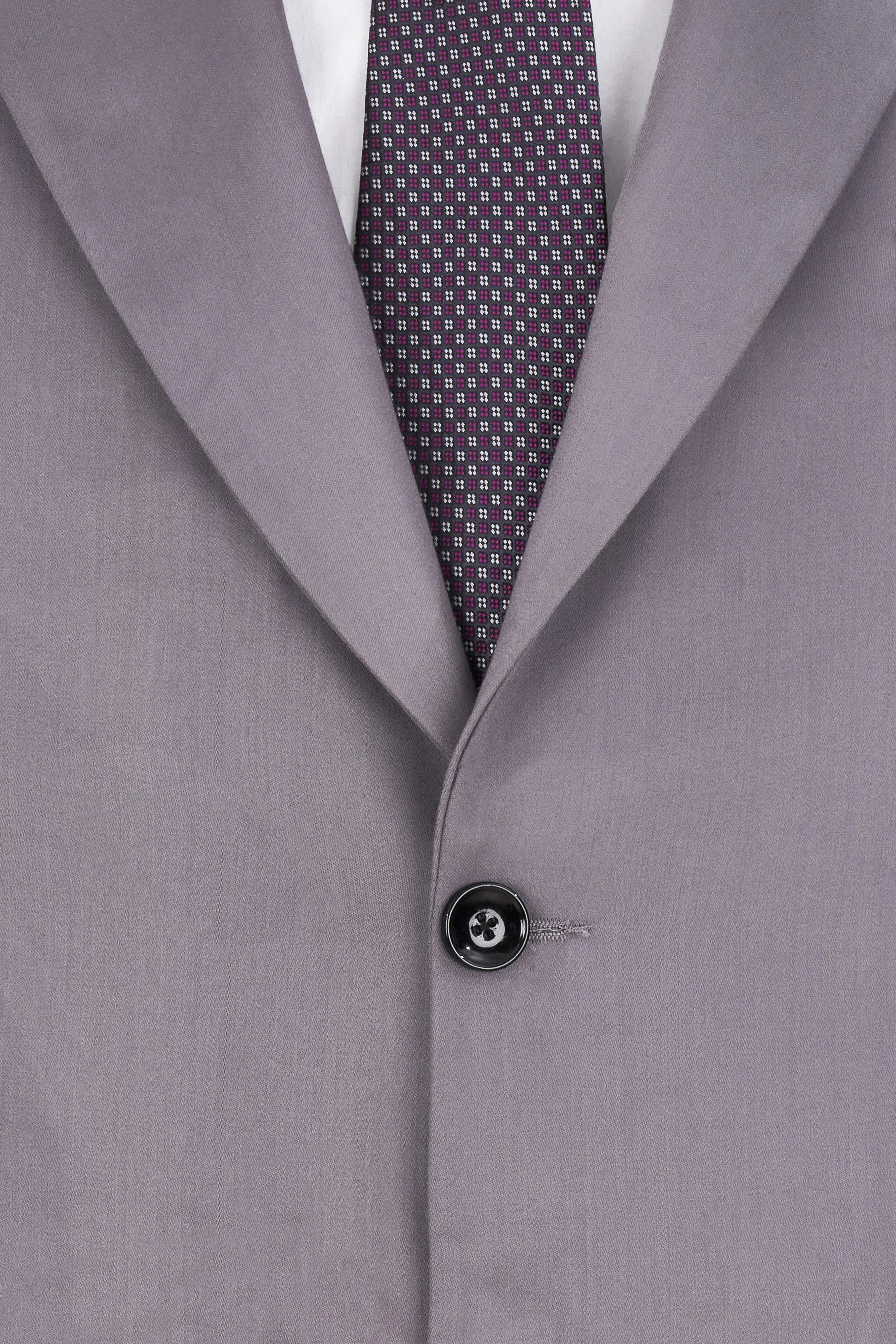 Light Gray Subtle Sheen Single Breasted Blazer sold by French Crown product image thumbnail 4