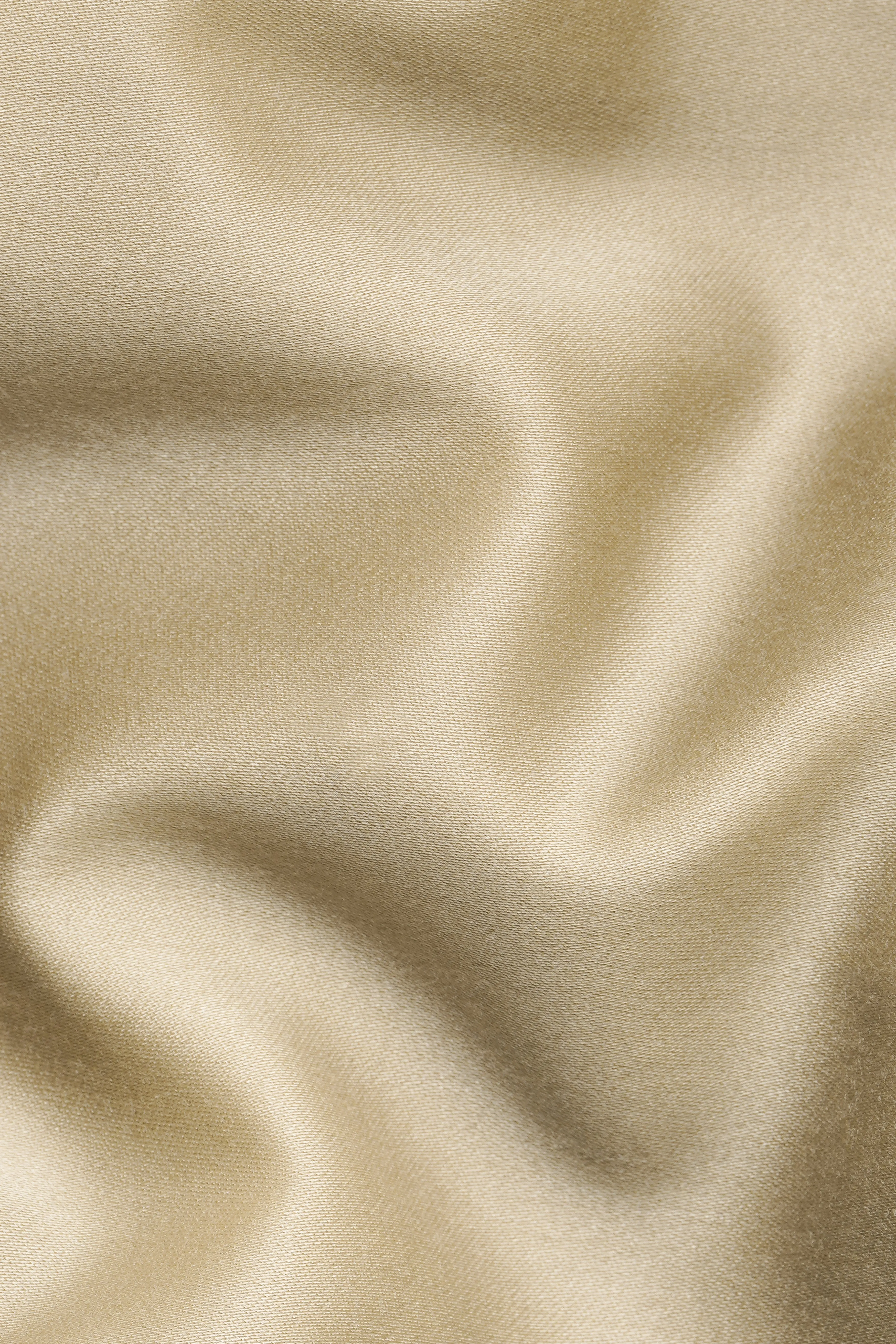 Hazelnut Cream Subtle Sheen with Black Lapel Single Breasted Women's Suit sold by French Crown product image thumbnail 3