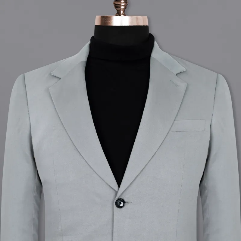 French Gray Premium Cotton Blazer sold by French Crown