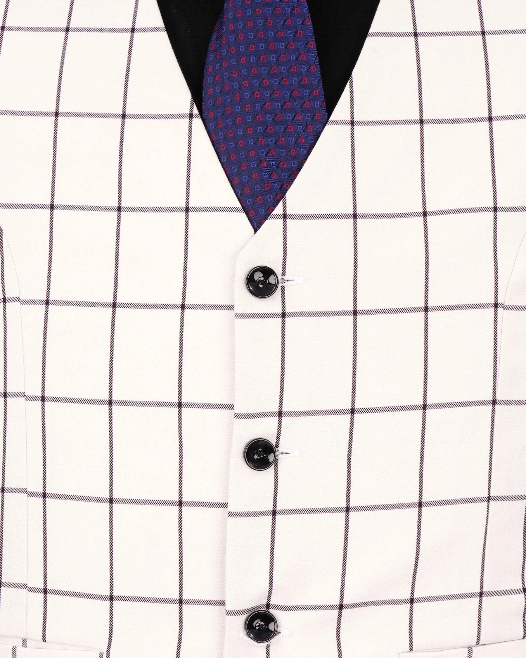 Mercury Plaid Waistcoat sold by French Crown product image thumbnail 5