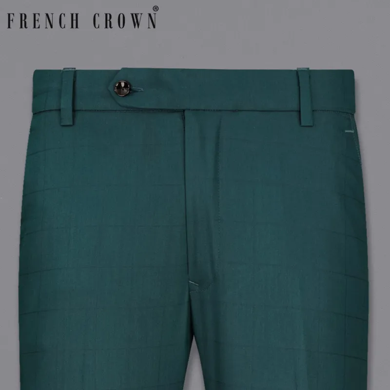 Dianne Green Plaid Pant sold by French Crown
