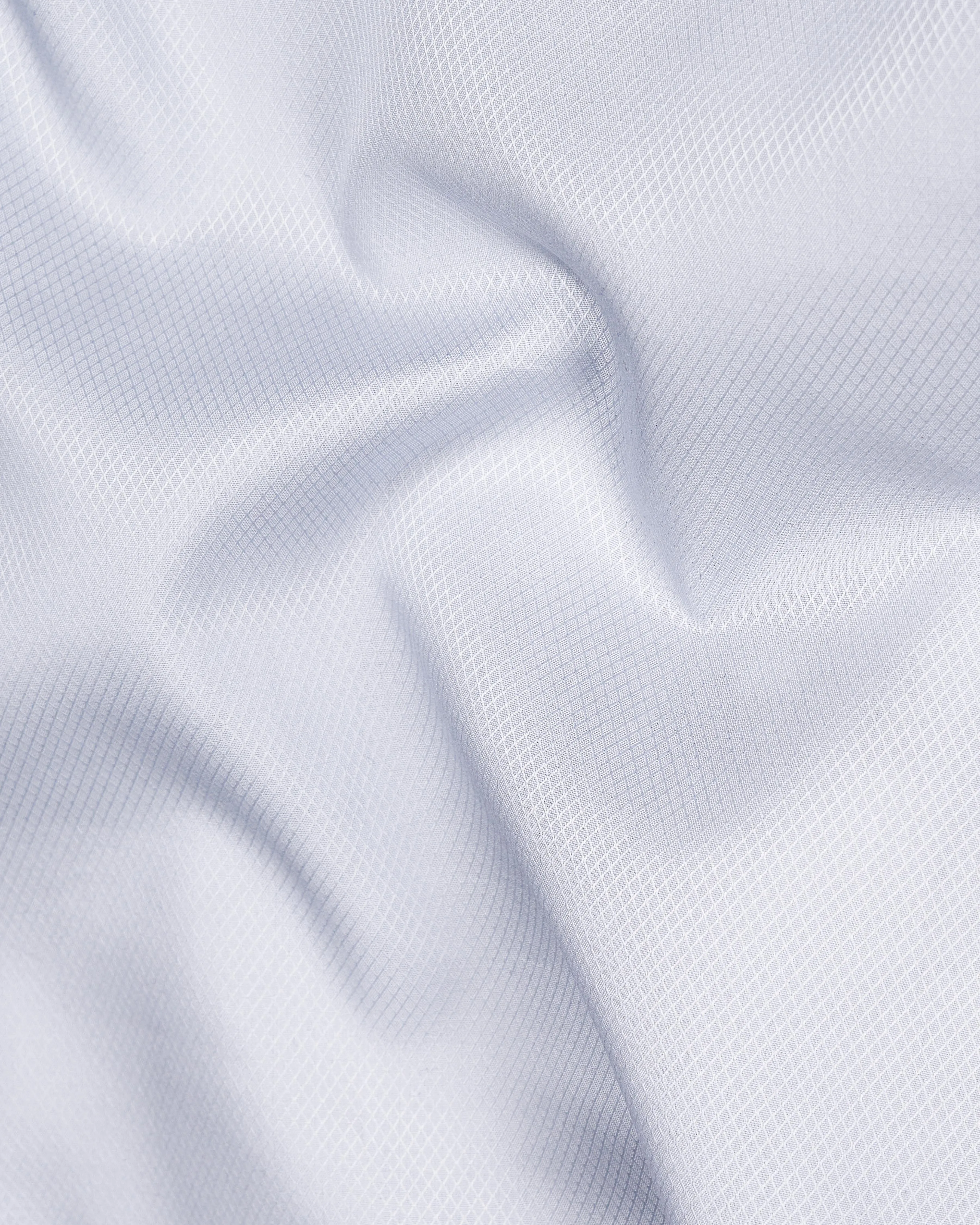 Nebula Light Blue Dobby Textured Premium Giza Cotton Shirt sold by French Crown product image thumbnail 2