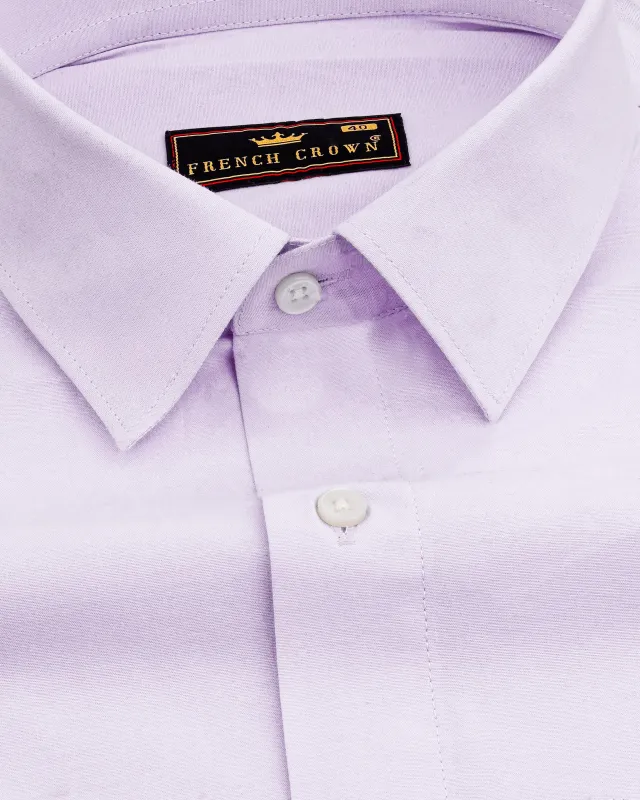 Mercury Purple Premium Cotton Shirt sold by French Crown