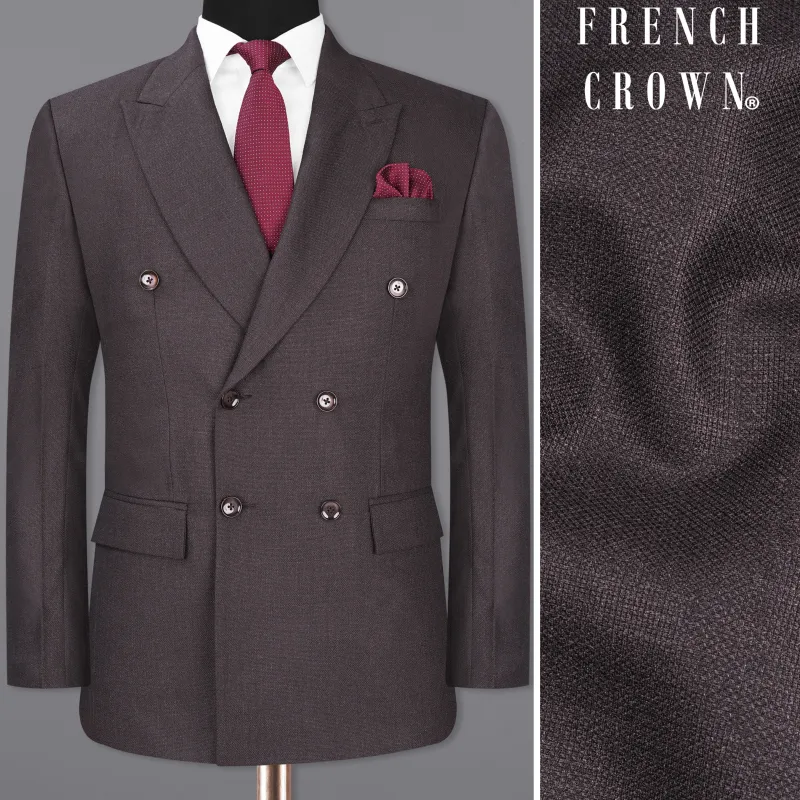 Iridium Double Breasted Blazer sold by French Crown