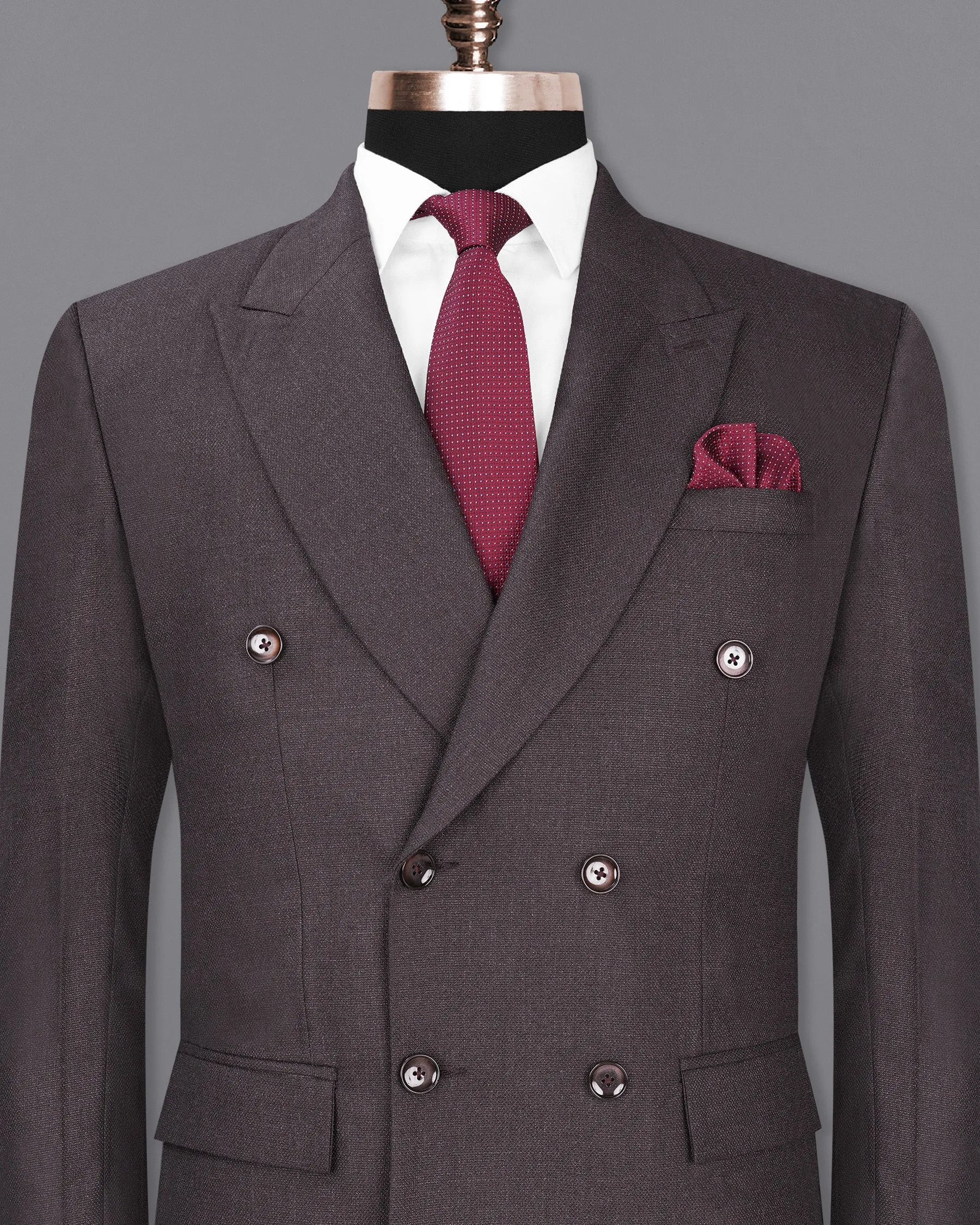 Iridium Double Breasted Blazer sold by French Crown product image thumbnail 2