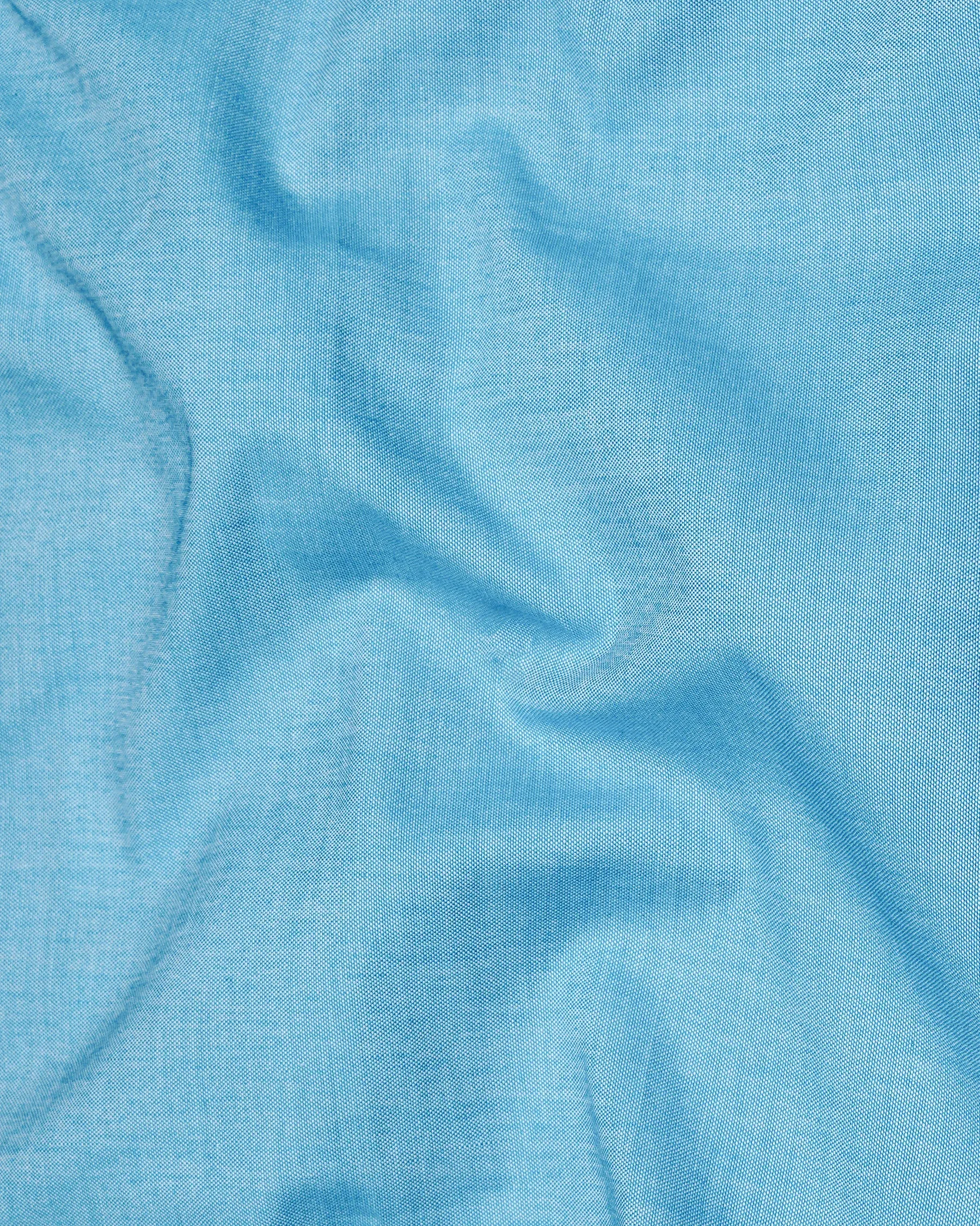 Glacier Blue Royal Oxford Shirt sold by French Crown product image thumbnail 2