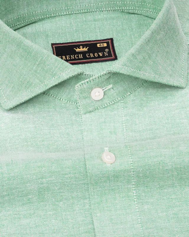 Gulf Stream Green Royal Oxford Shirt sold by French Crown