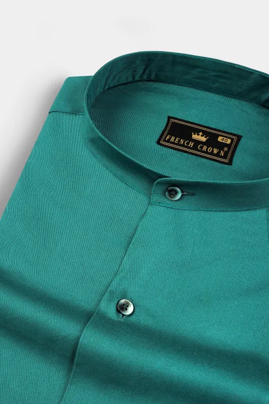 Casal Green Royal Oxford Shirt sold by French Crown