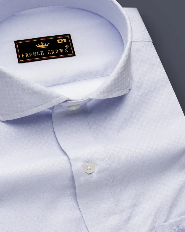 Quartz Dobby Textured Premium Giza Cotton Shirt sold by French Crown