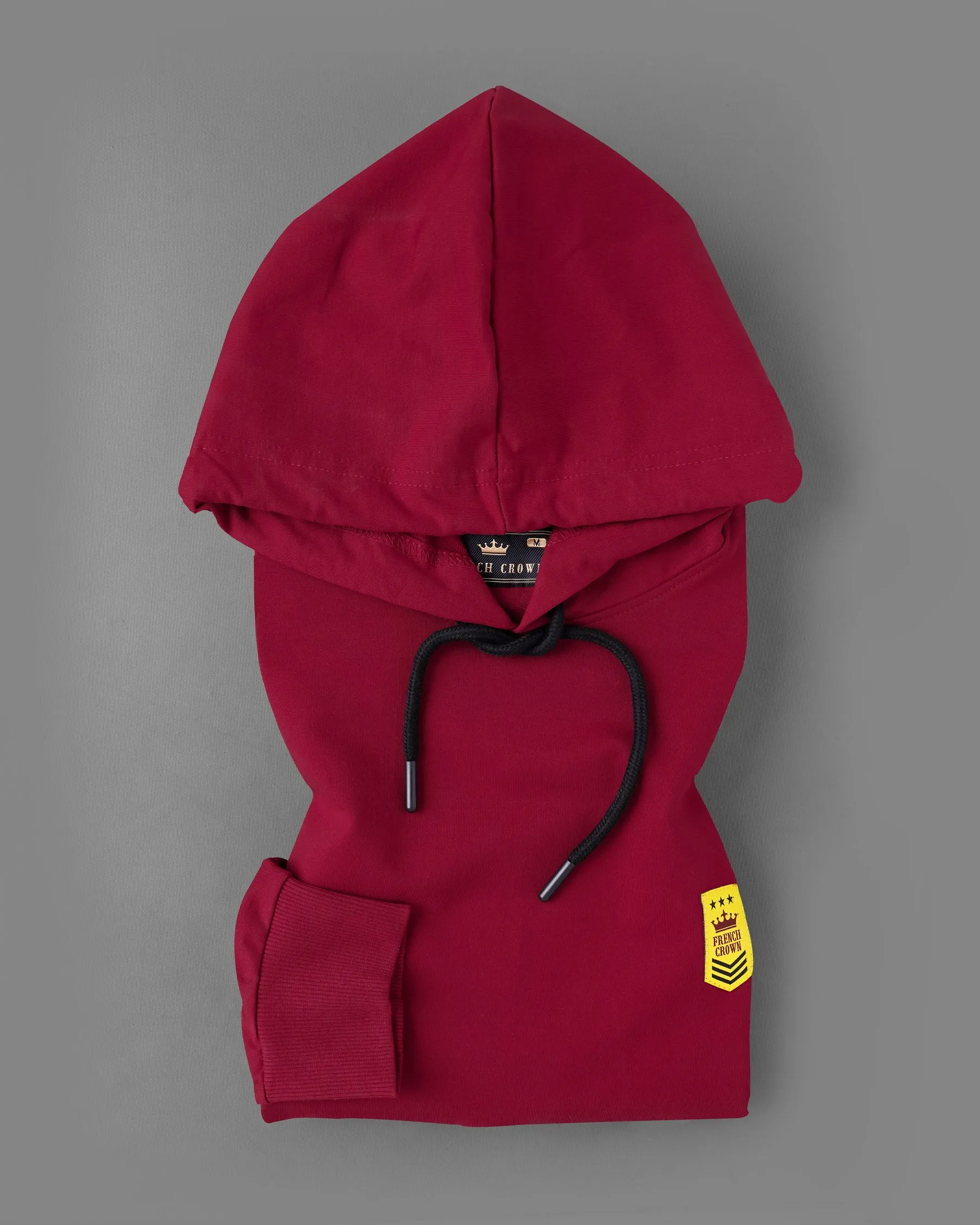 Merlot Red Hoodie Sweatshirt sold by French Crown product image thumbnail 2