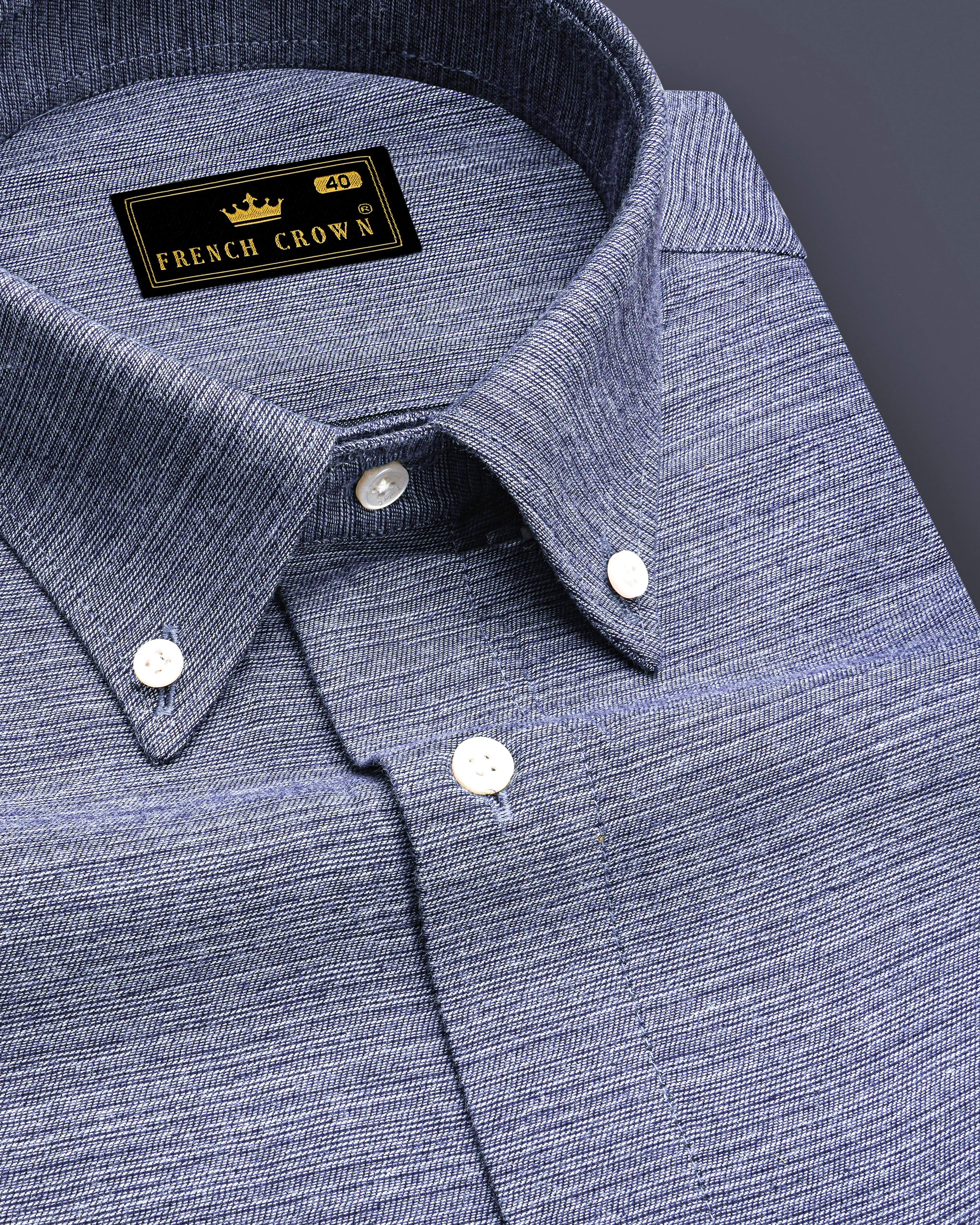 Bayoux Gray Button Down Flannel Shirt sold by French Crown