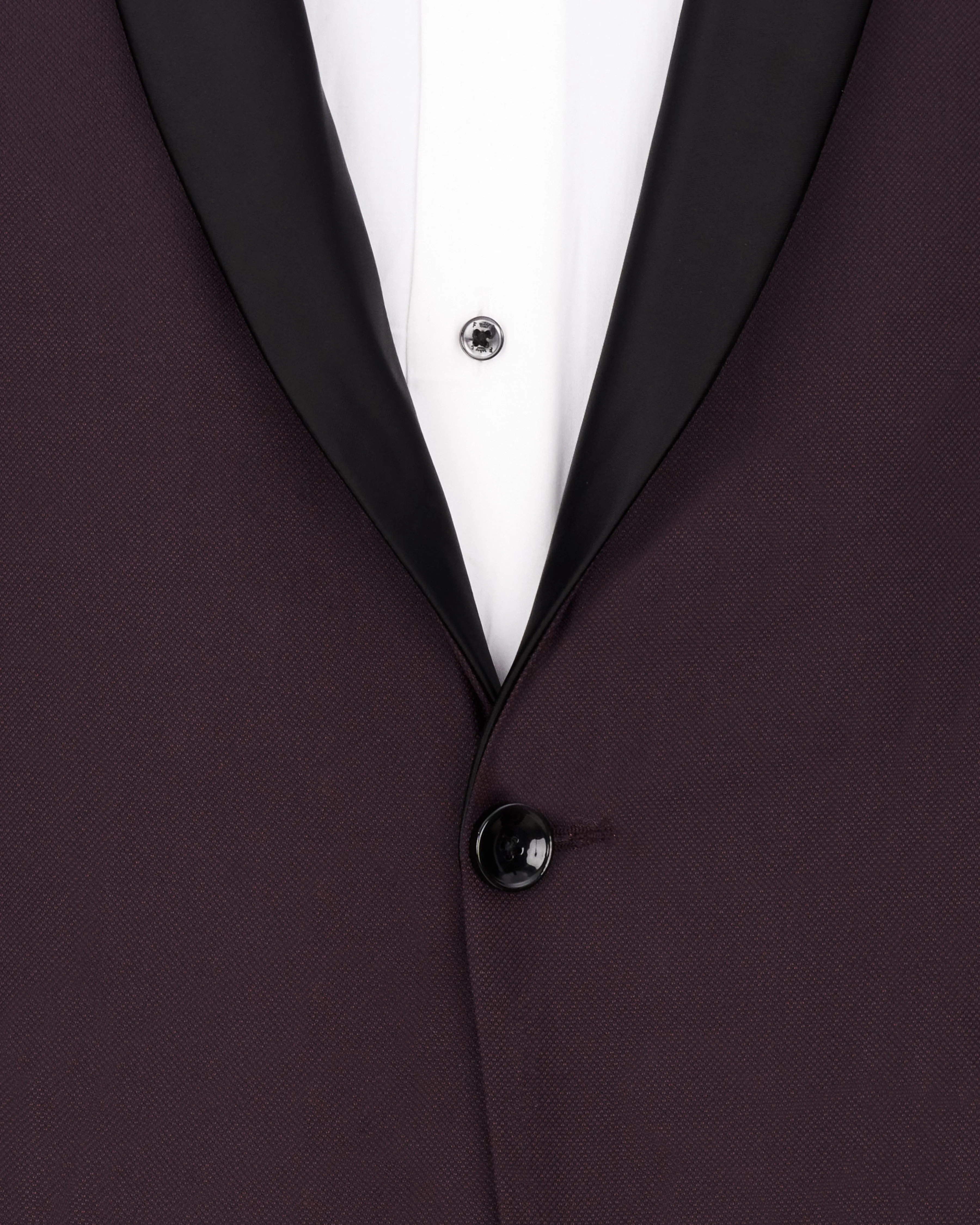 Aubergine Maroon Tuxedo Suit sold by French Crown product image thumbnail 5