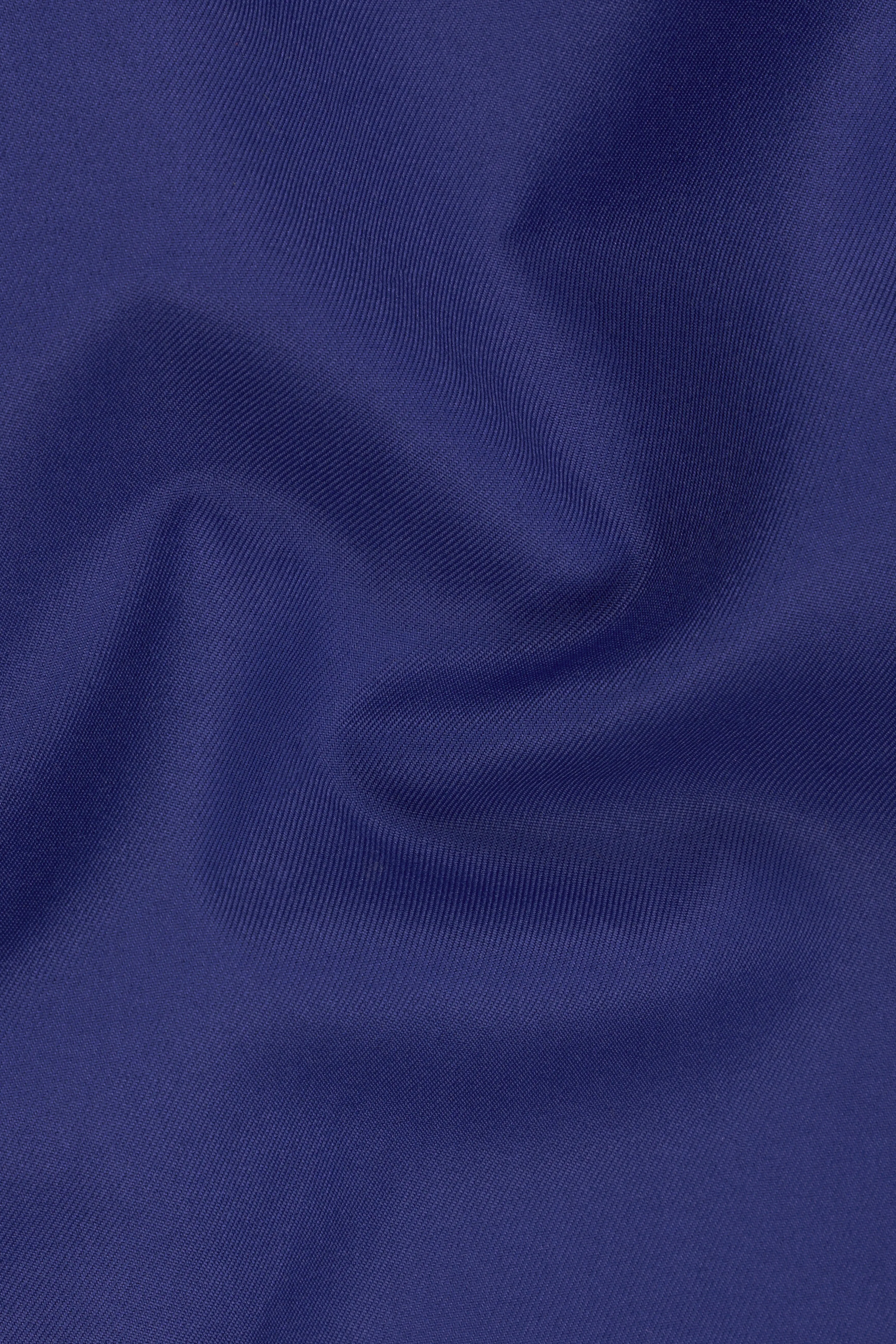 Royal Blue Single Breasted Blazer sold by French Crown product image thumbnail 3