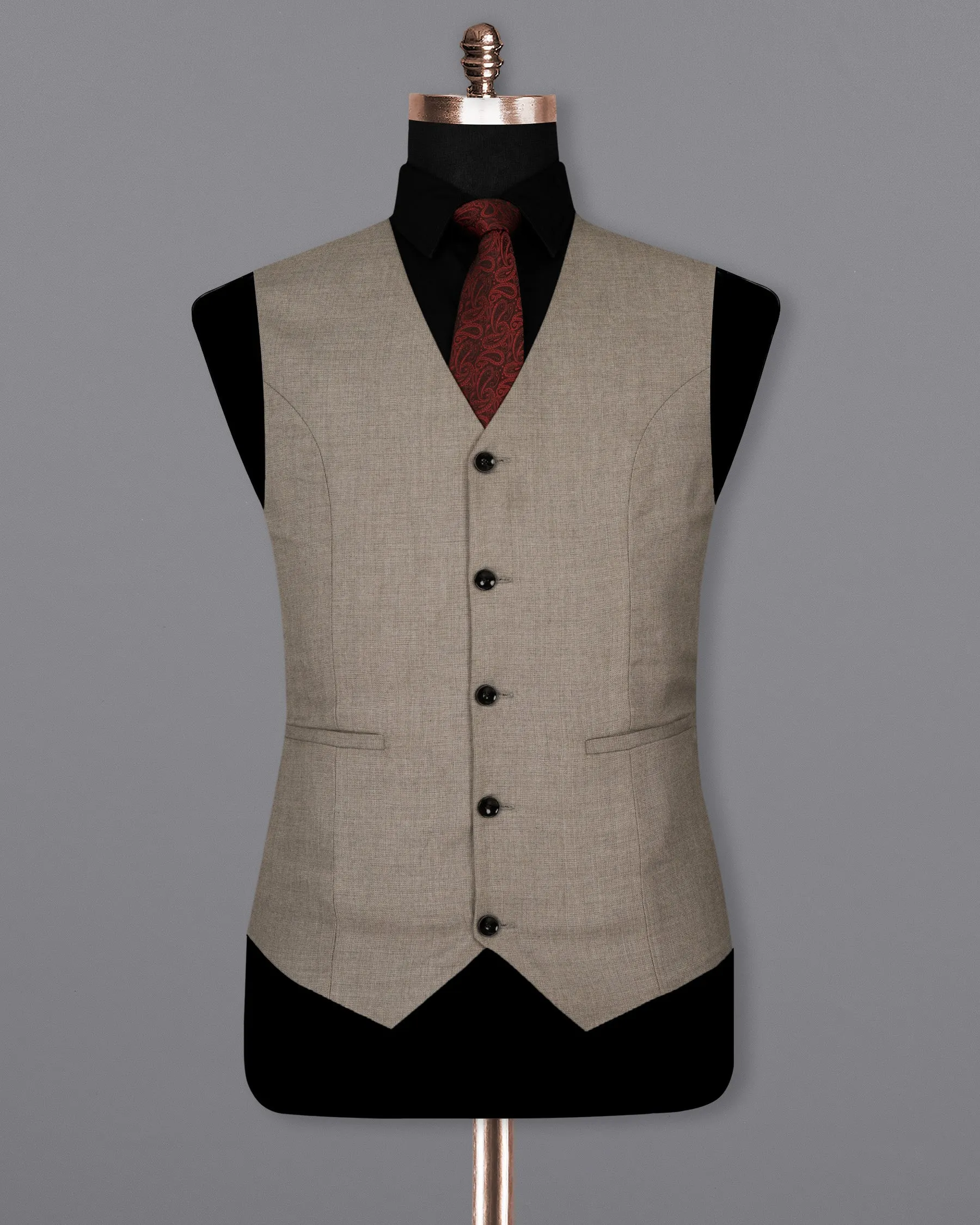 Zorba Grey Woolrich Waistcoat sold by French Crown product image thumbnail 2