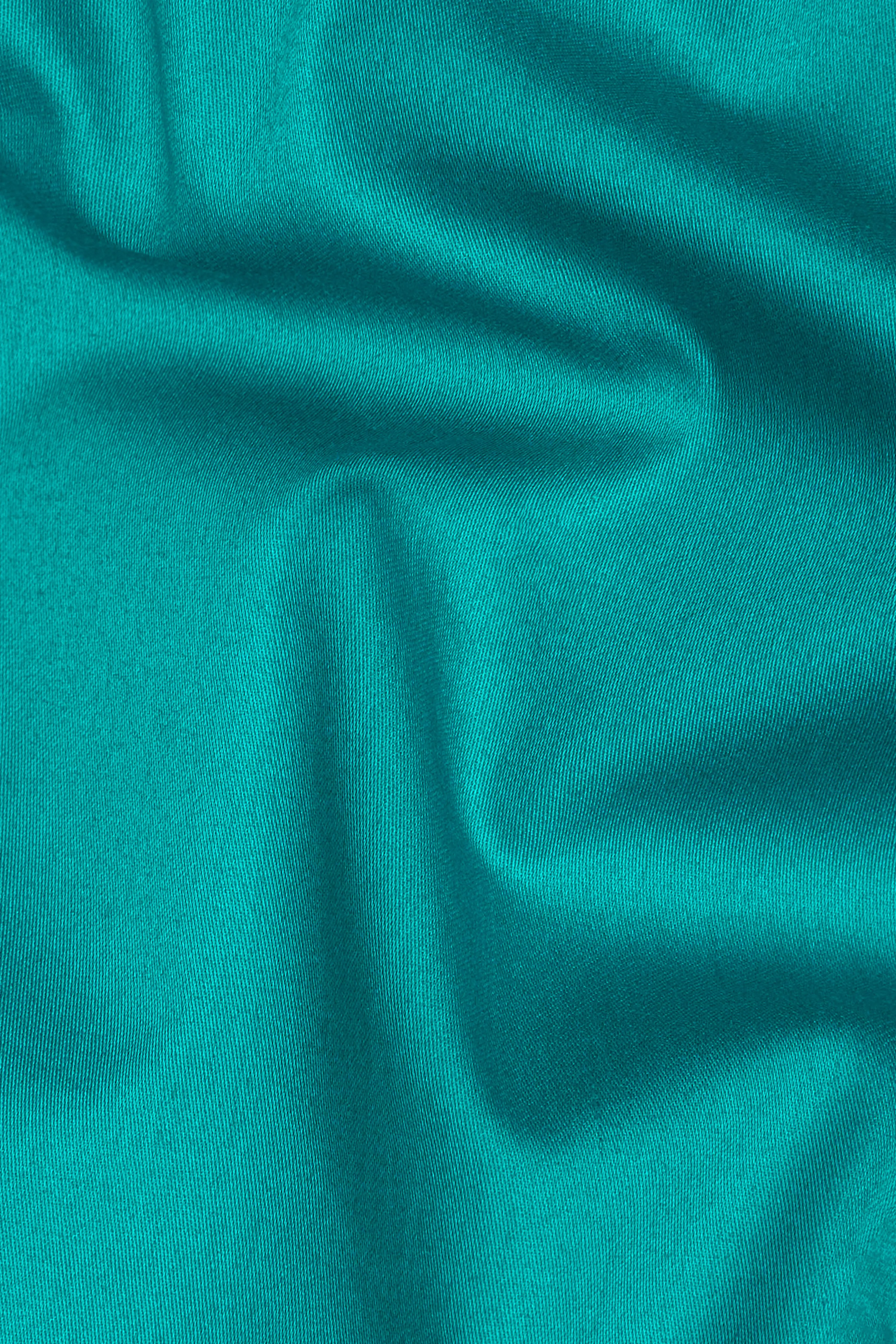 Teal Blue Subtle Sheen Super Soft Premium Cotton Pathani Set sold by French Crown product image thumbnail 3
