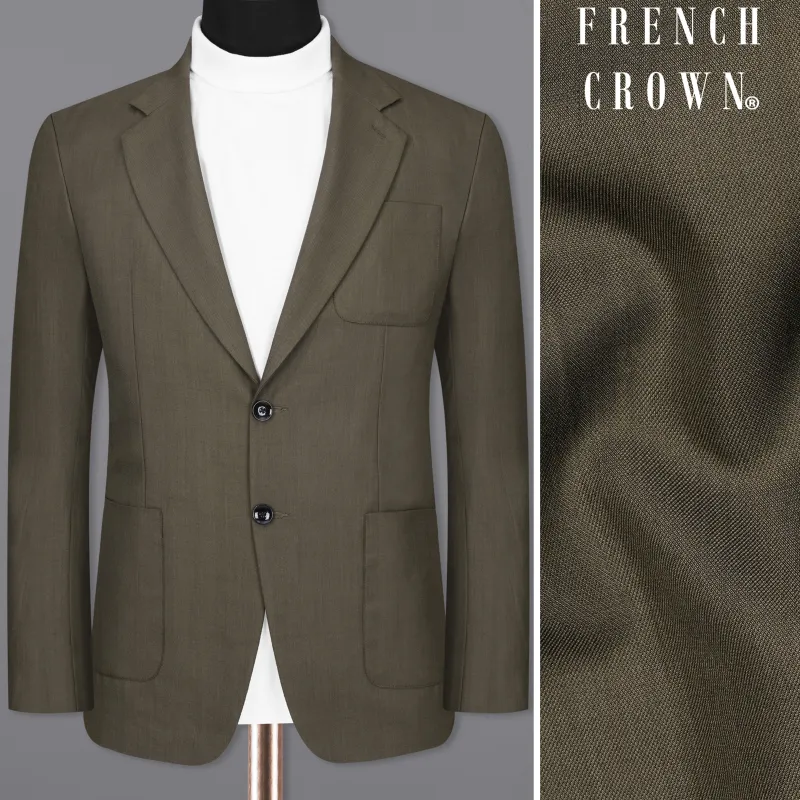 Mondo Brown Single Breasted Sports Blazer sold by French Crown