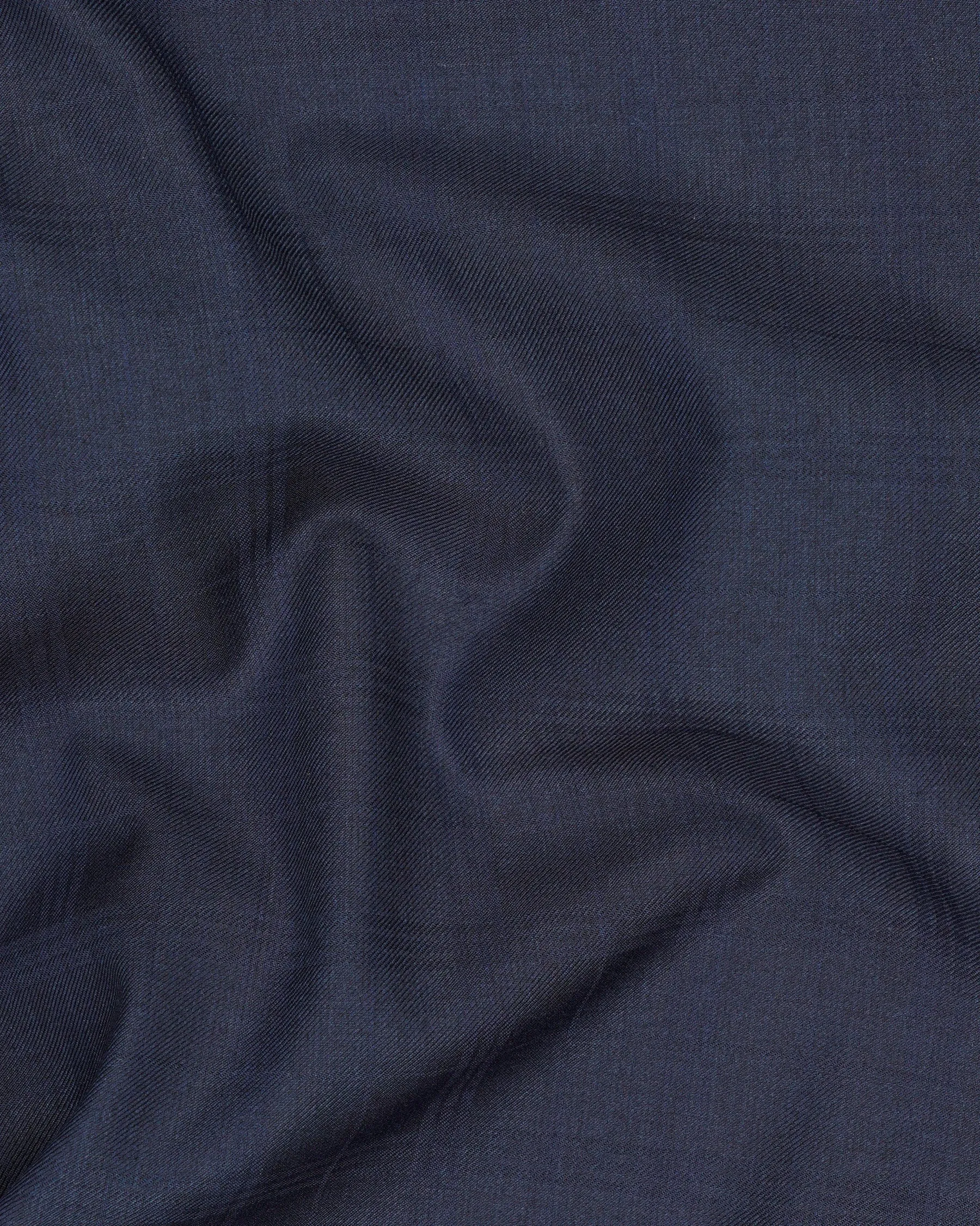 Valhalla Blue Subtle Plaid Suit sold by French Crown product image thumbnail 3