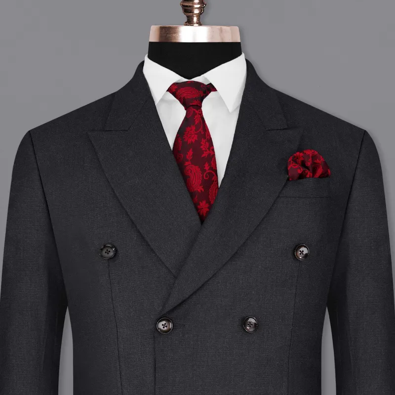 Mirage Black Double Breasted Blazer sold by French Crown