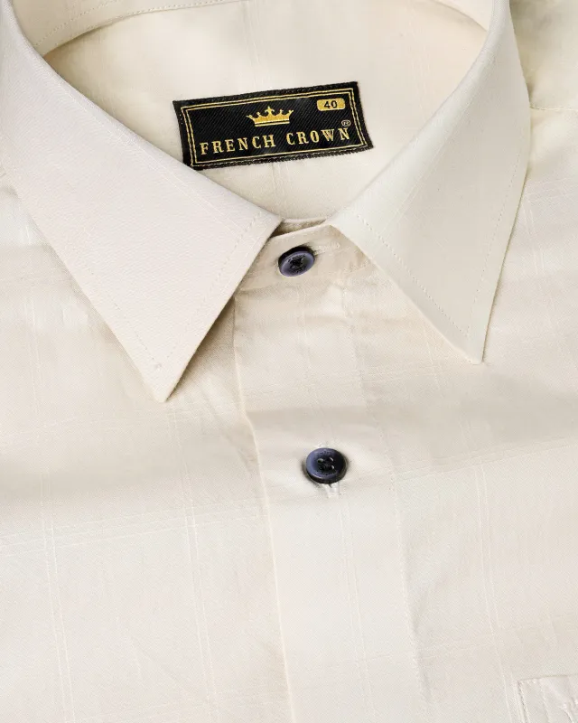 Gainsboro Brown Premium Cotton Shirt sold by French Crown