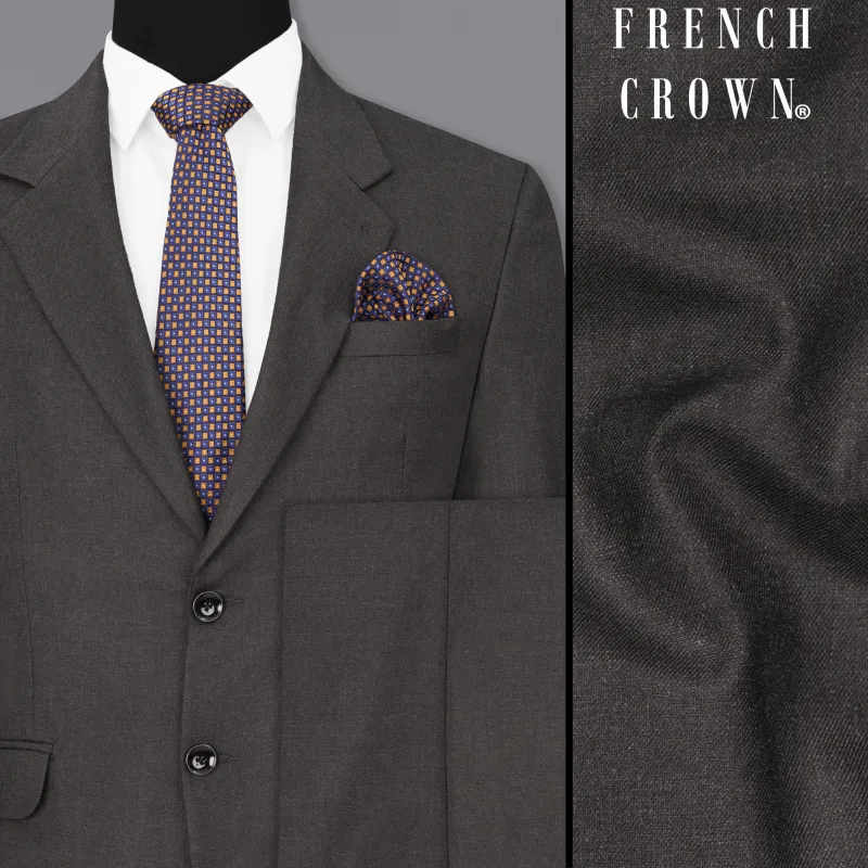 Tuatara Grey Single Breasted Suit sold by French Crown