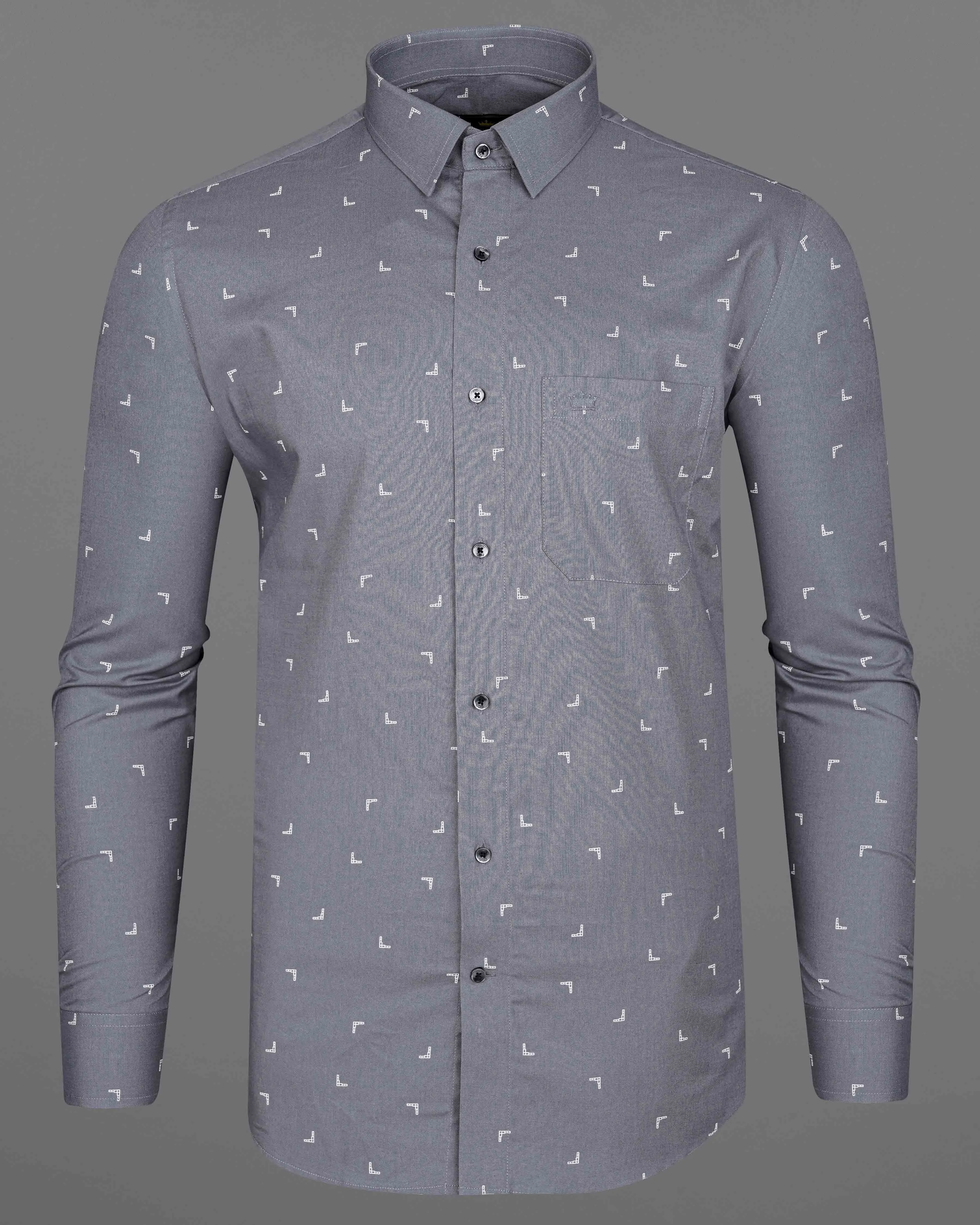 Concord Gray with White Royal Oxford Shirt sold by French Crown product image thumbnail 5
