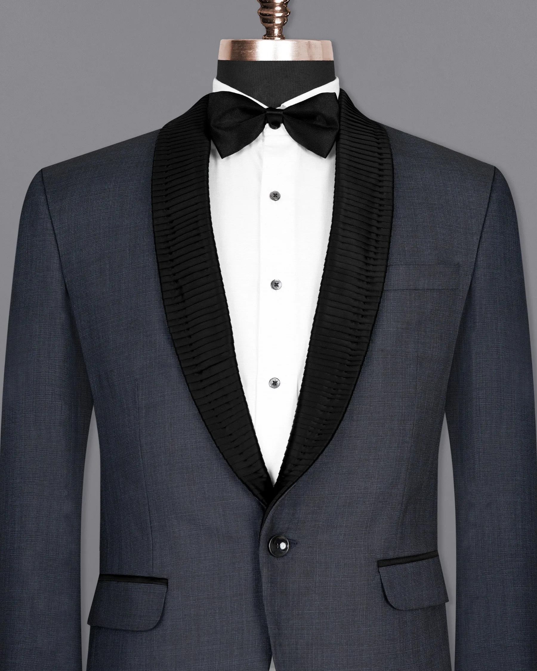 Midnight Express Plaid Woolrich Tuxedo Blazer sold by French Crown product image thumbnail 2
