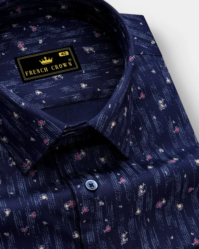 Blue Super Soft Premium Cotton Shirt sold by French Crown