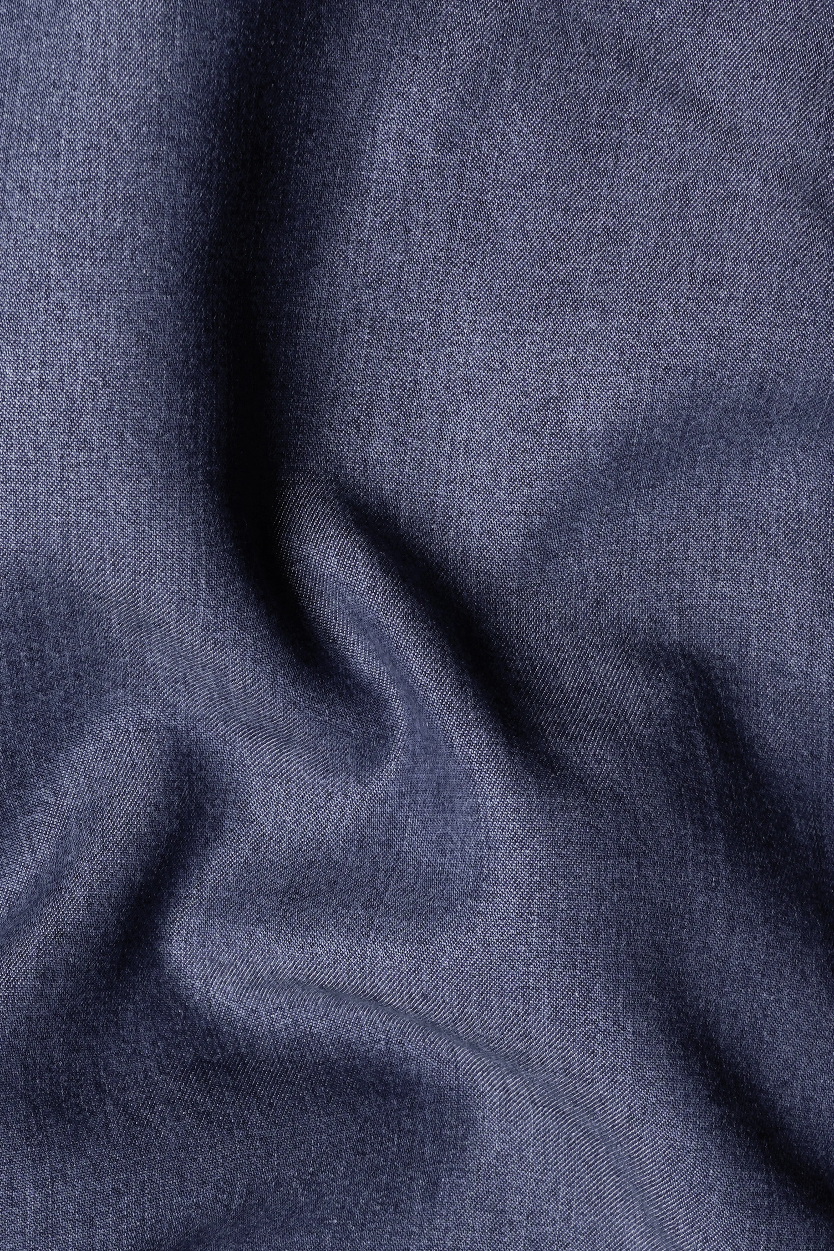 Waikawa Blue Multicolour Embroidered Denim Top sold by French Crown product image thumbnail 3