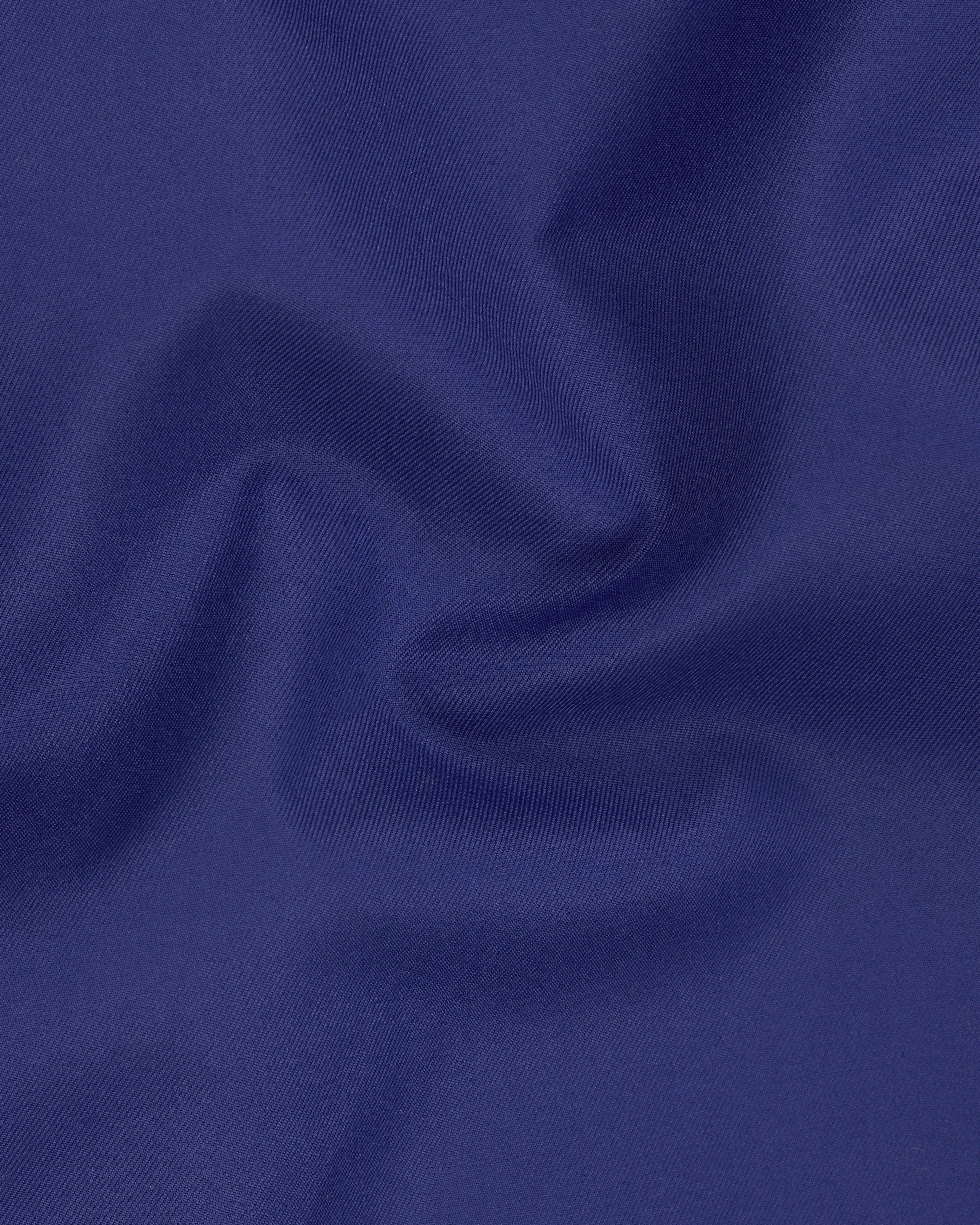 Royal Blue Tuxedo Blazer sold by French Crown product image thumbnail 3