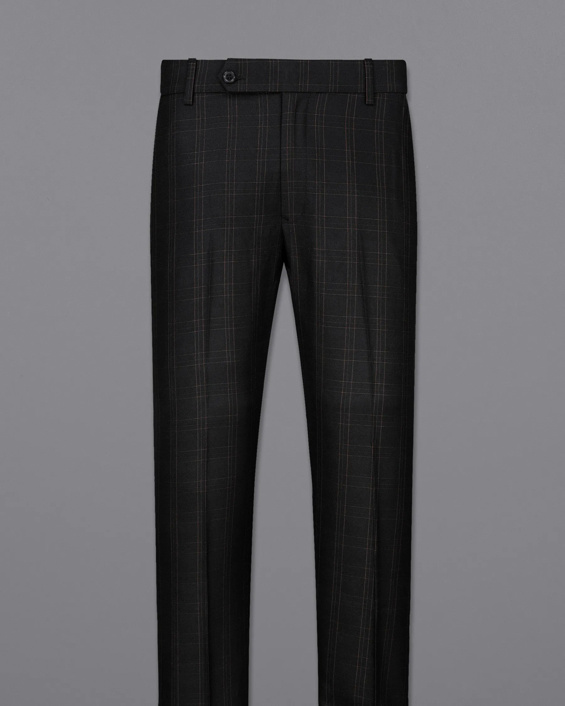 Jaguar Black Plaid Pant sold by French Crown product image thumbnail 4