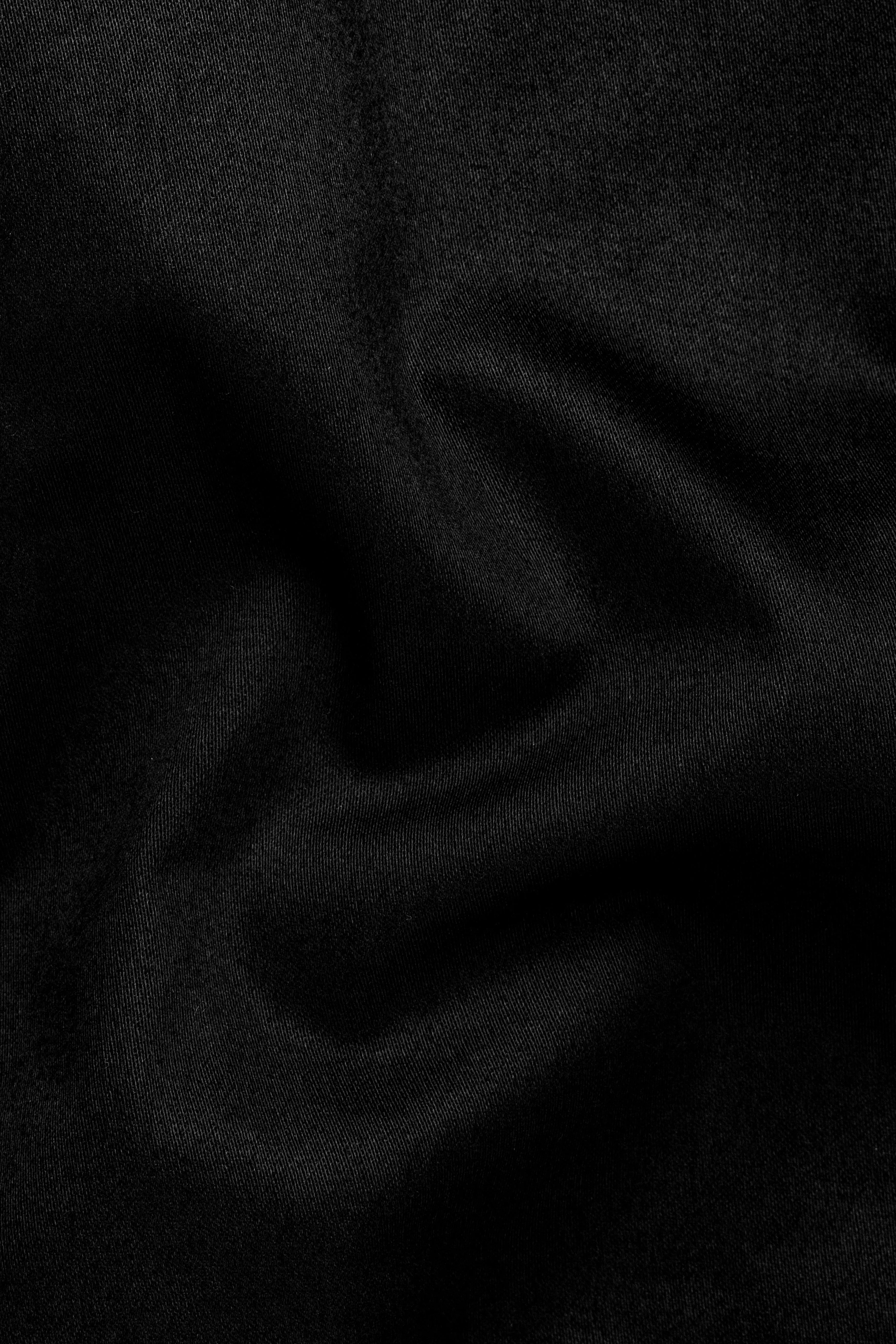 Jade Black Solid Stretchable Premium Cotton Double Breasted traveler Blazer sold by French Crown product image thumbnail 3