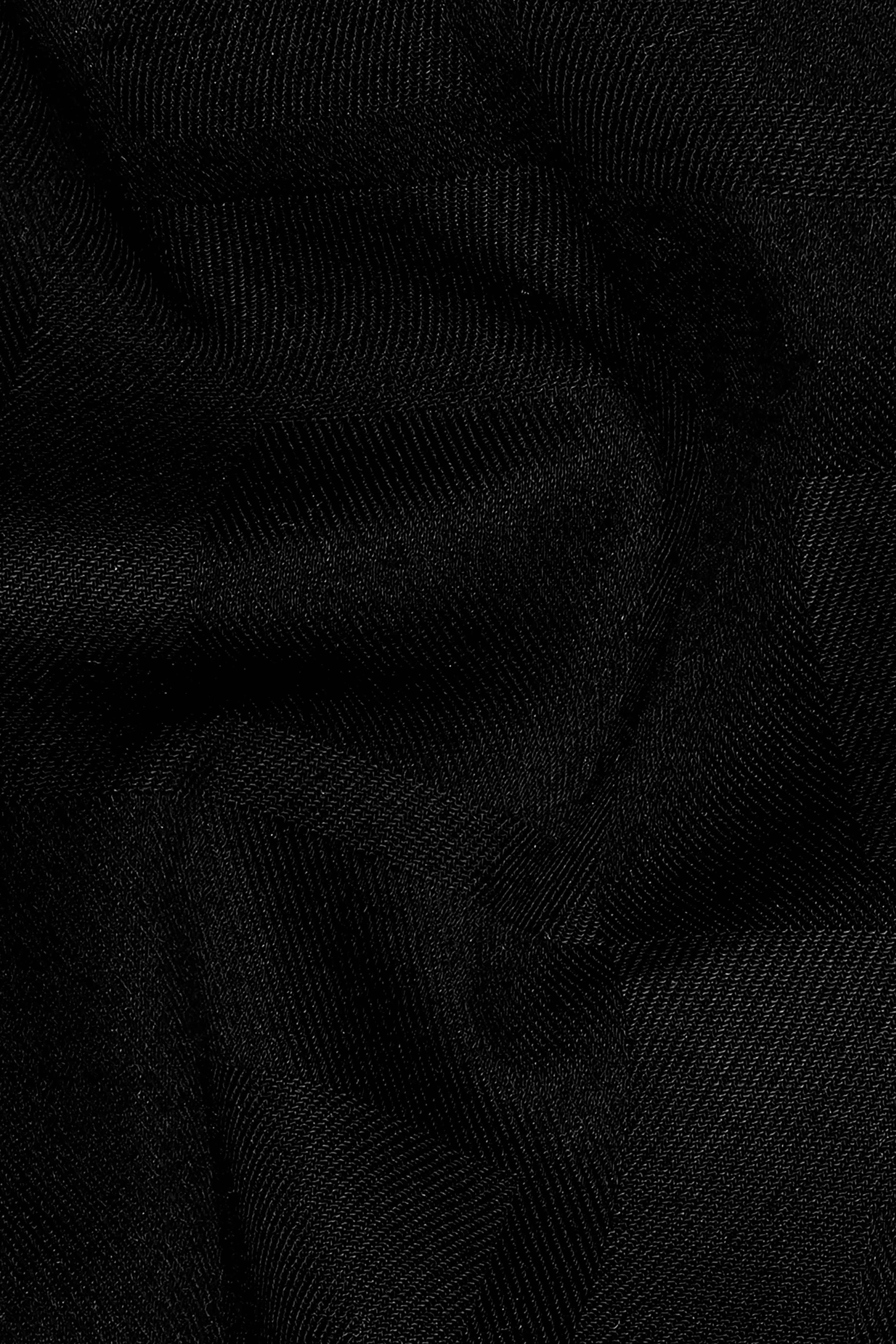 Jade Black Dobby Textured Premium Giza Cotton Shirt sold by French Crown product image thumbnail 2