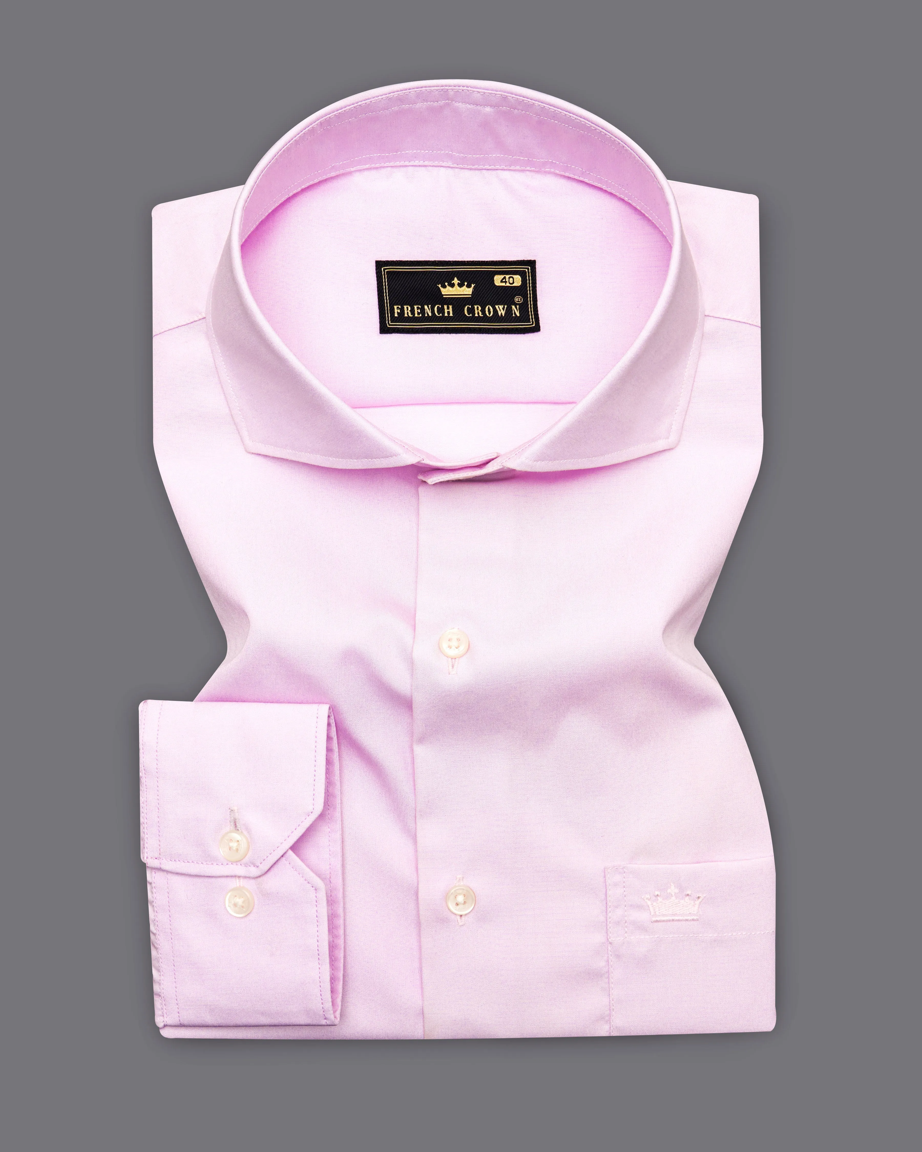 Melanie Pink Premium Cotton Shirt sold by French Crown product image thumbnail 3