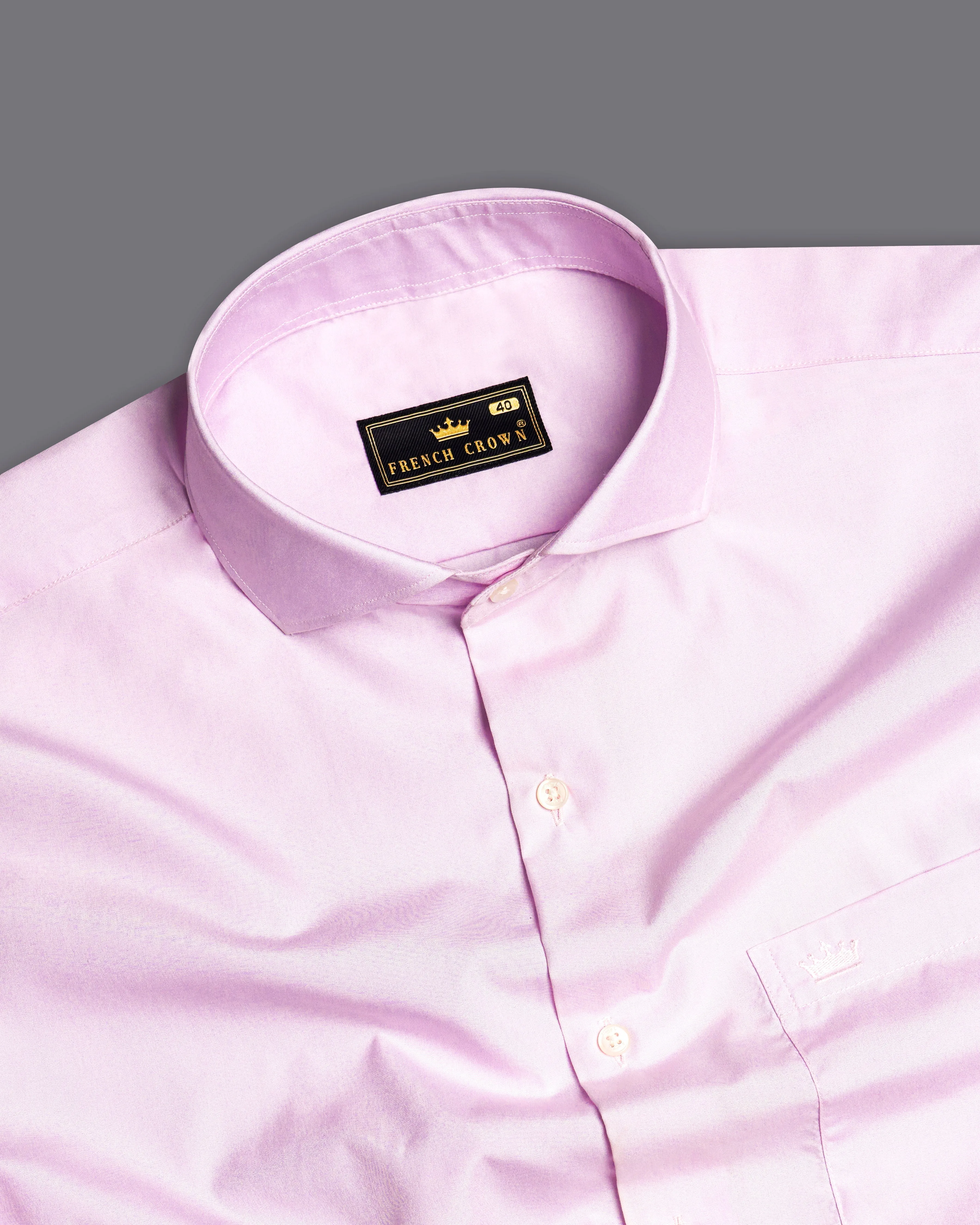 Melanie Pink Premium Cotton Shirt sold by French Crown product image thumbnail 4