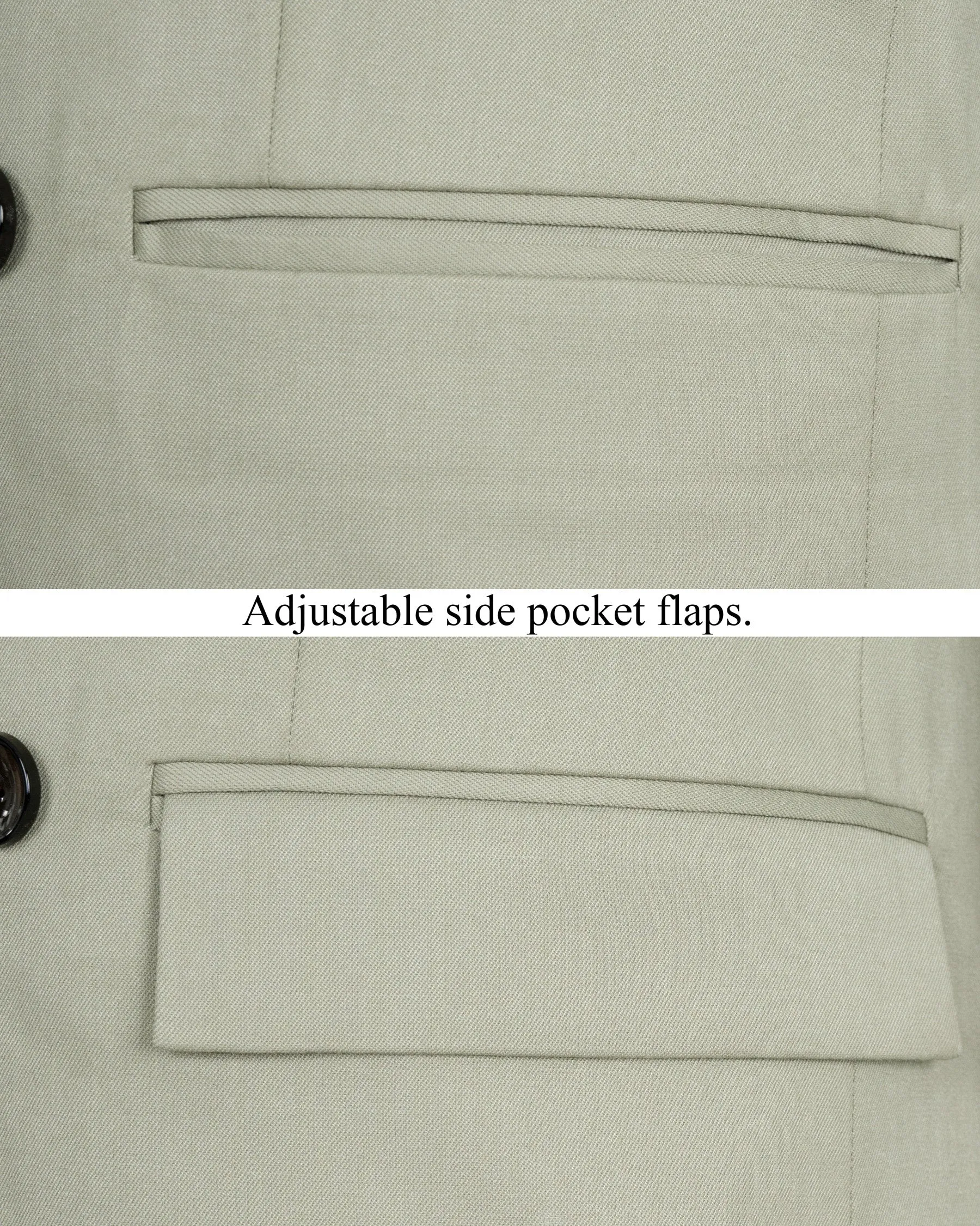 Eagle Wool Rich Double Breasted Blazer sold by French Crown product image thumbnail 5