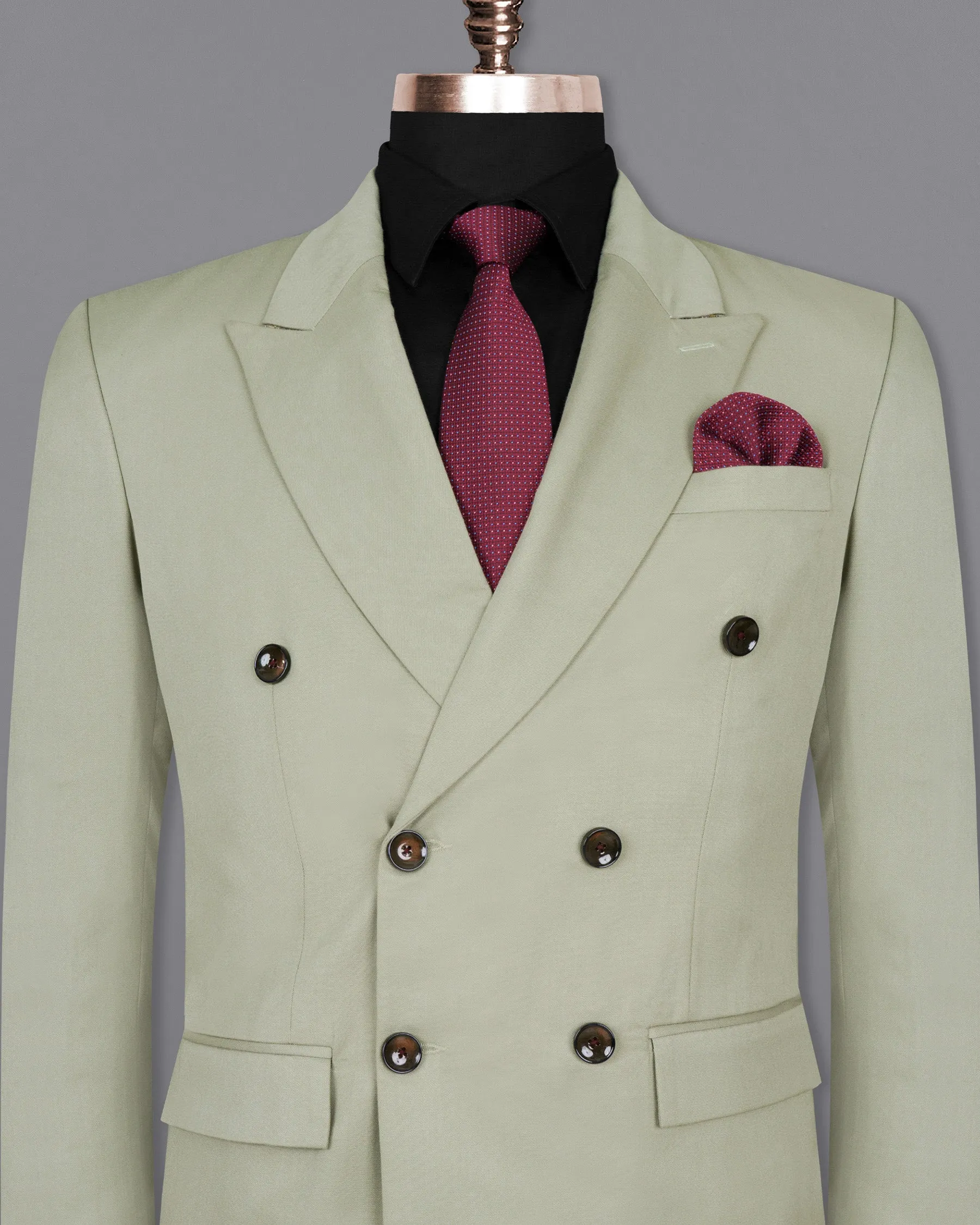Eagle Wool Rich Double Breasted Blazer sold by French Crown product image thumbnail 2