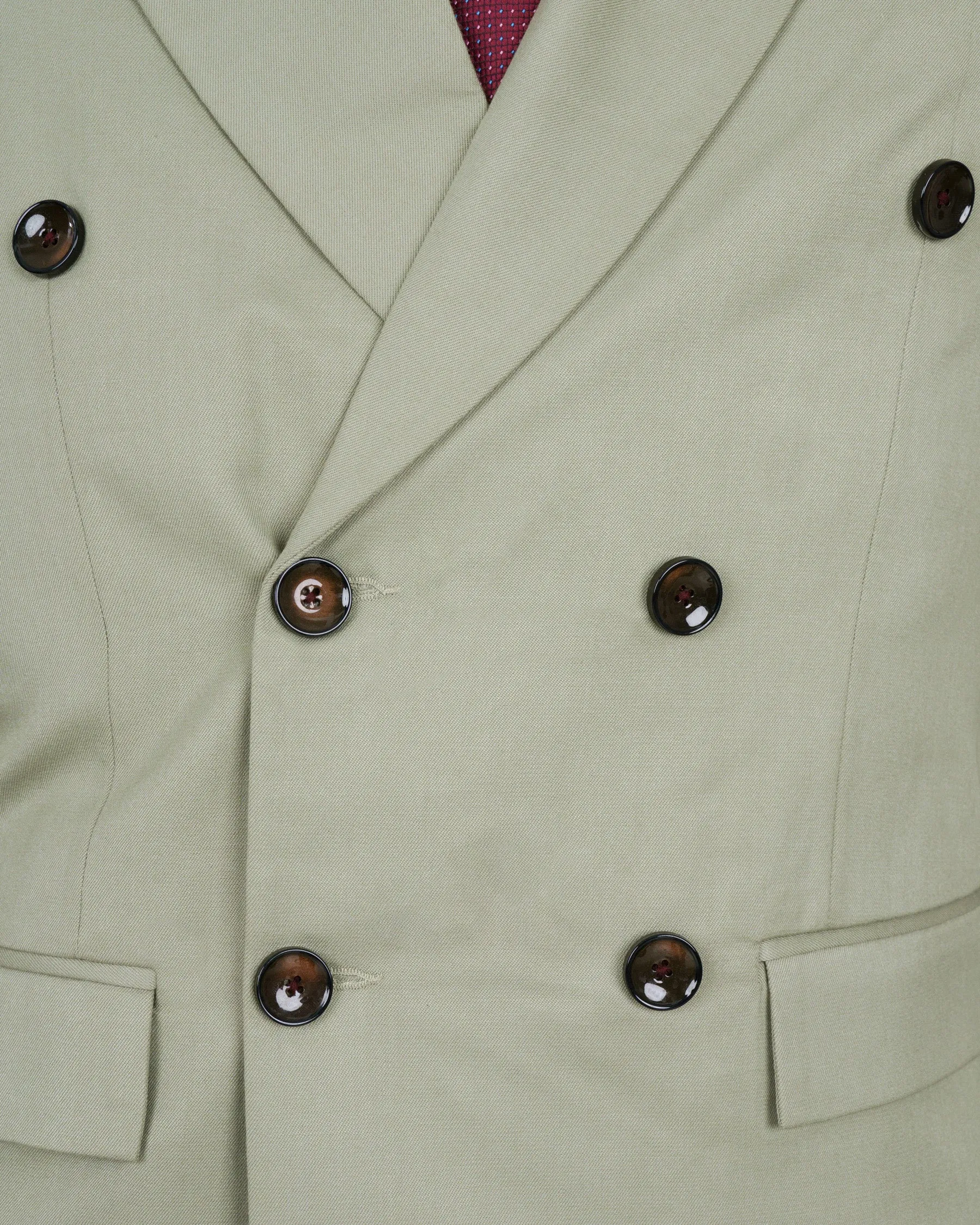 Eagle Wool Rich Double Breasted Blazer sold by French Crown product image thumbnail 4