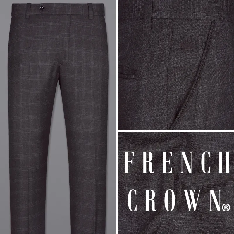 Tuatara Gray Plaid Pant sold by French Crown