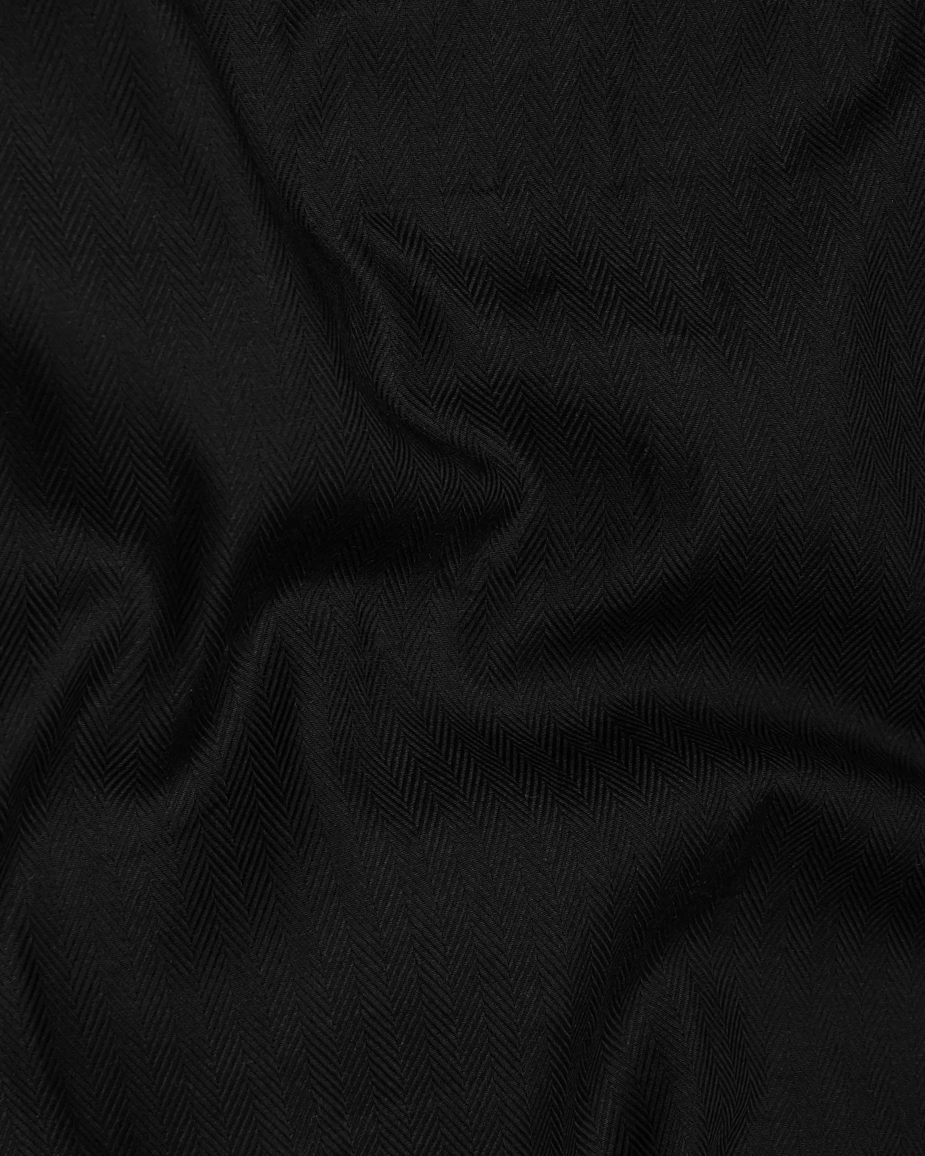 Jade Black Herringbone Shirt sold by French Crown product image thumbnail 2