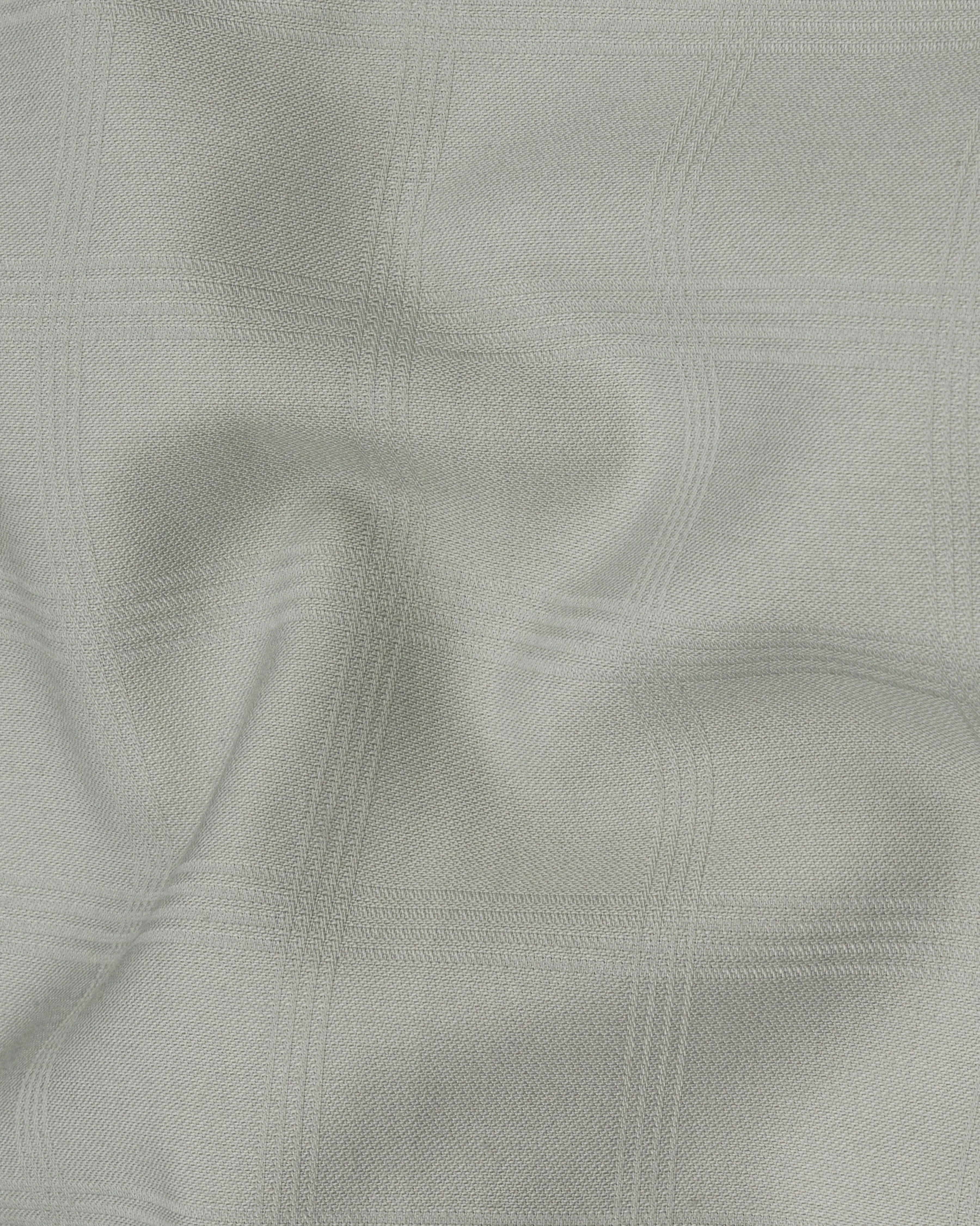 Dawn Gray Plaid Nehru Jacket sold by French Crown product image thumbnail 3