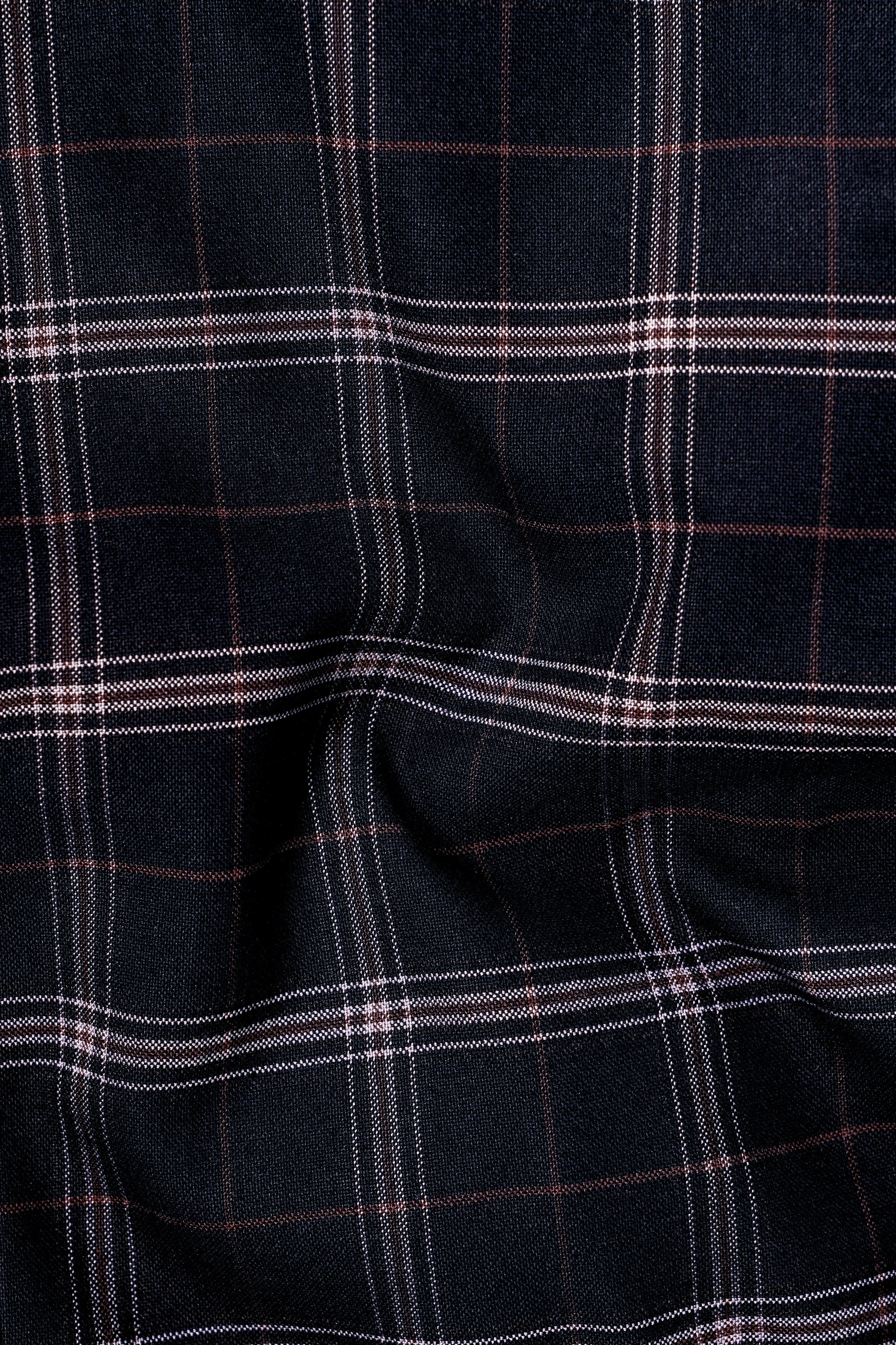 Mind Shaft Black Plaid Woolrich Tuxedo Suit sold by French Crown product image thumbnail 3