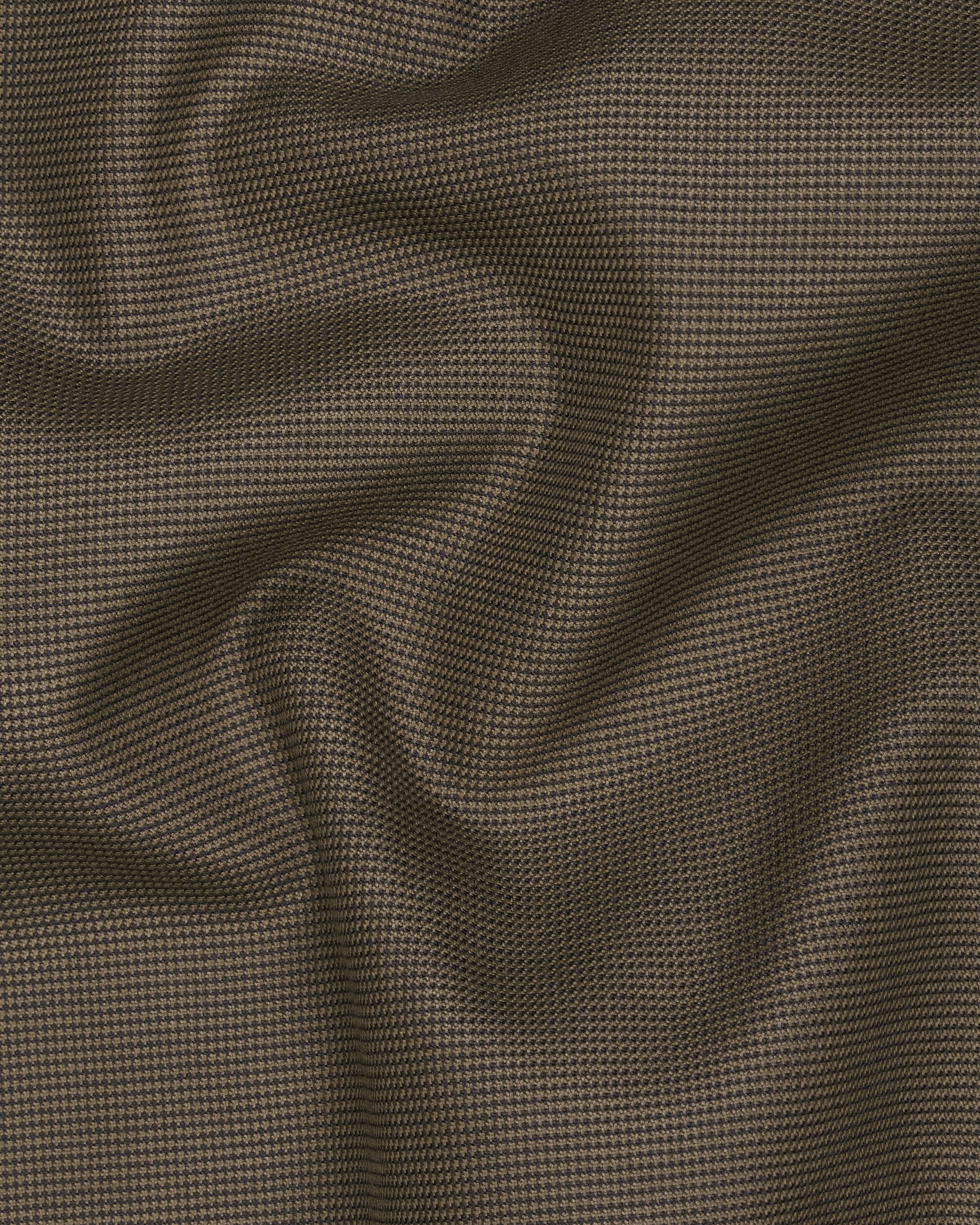 Fuscous Brown Cross Placket Bandhgala Blazer sold by French Crown product image thumbnail 3