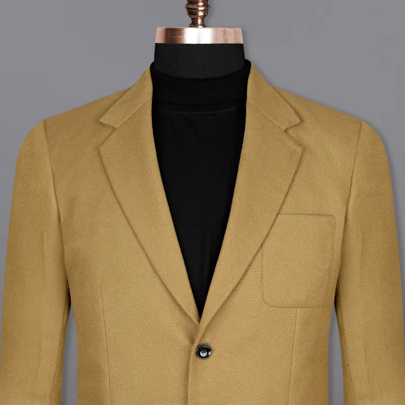 Camel Brown Designer Sports Blazer made by French Crown